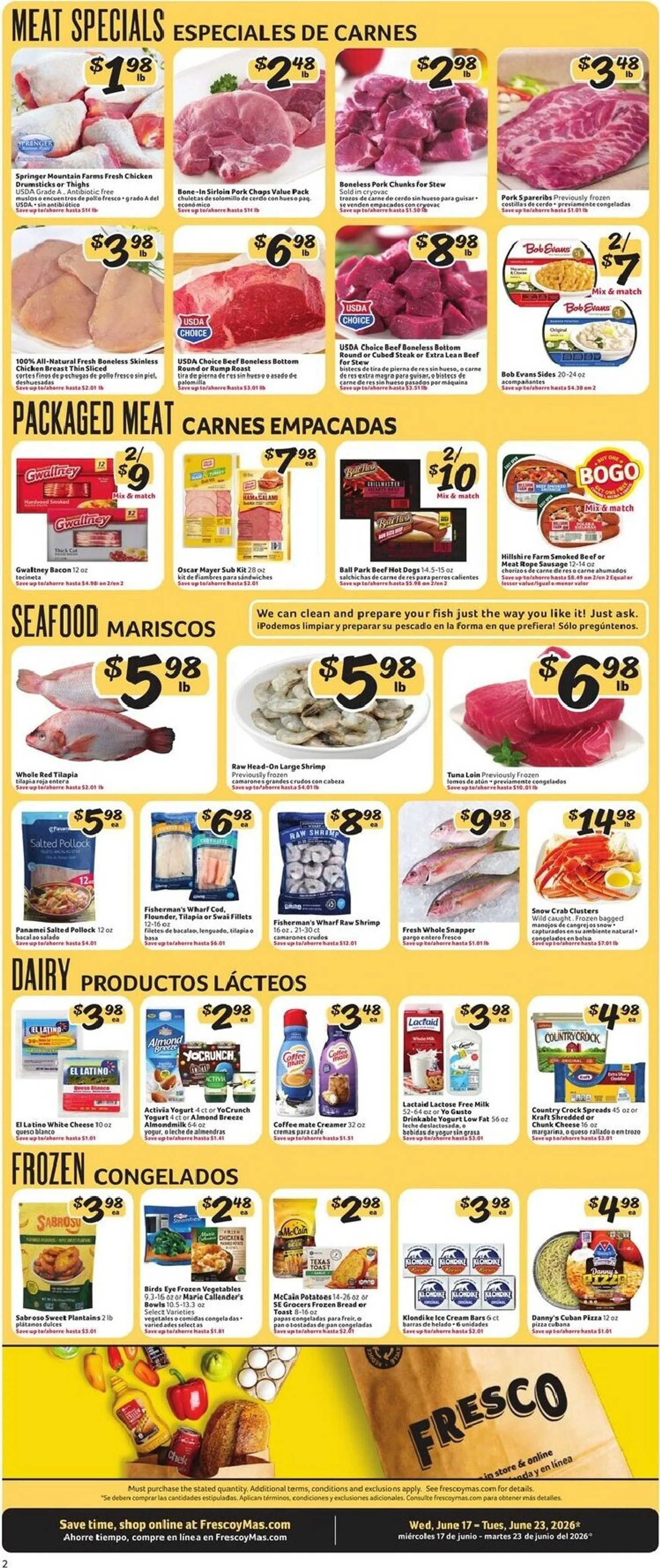 Weekly ad Current Fresco y Más leaflet valid from Wednesday 06/17/2026 to Tuesday 06/23/2026 from June 17 to June 23 2026 - Page 5