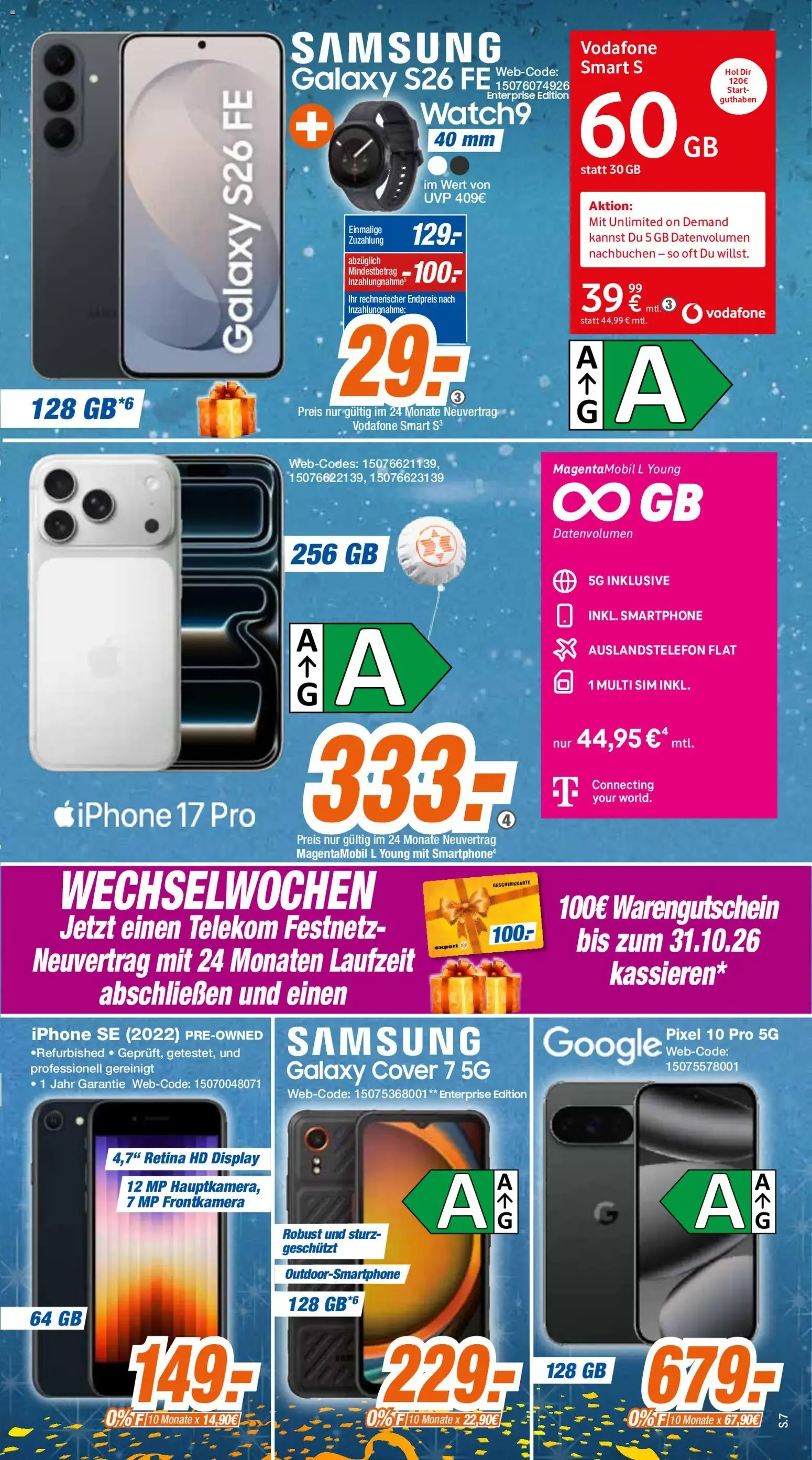 Wir feiern Geburtstag! 4 Märkte haben Geburtstag! von 12. Oktober bis 17. Oktober 2026 - Prospekt seite 7
