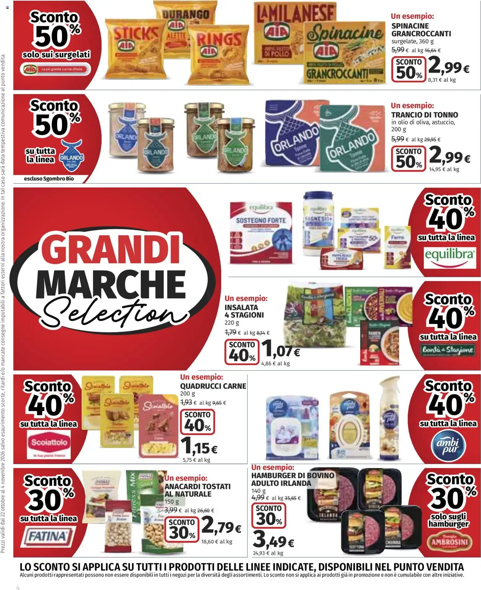 Anteprima volantino Ipercoop dal 22/10/2026 - nuovo offerte da 22 ottobre a 4 novembre di 2026 - Pagina del volantino 4