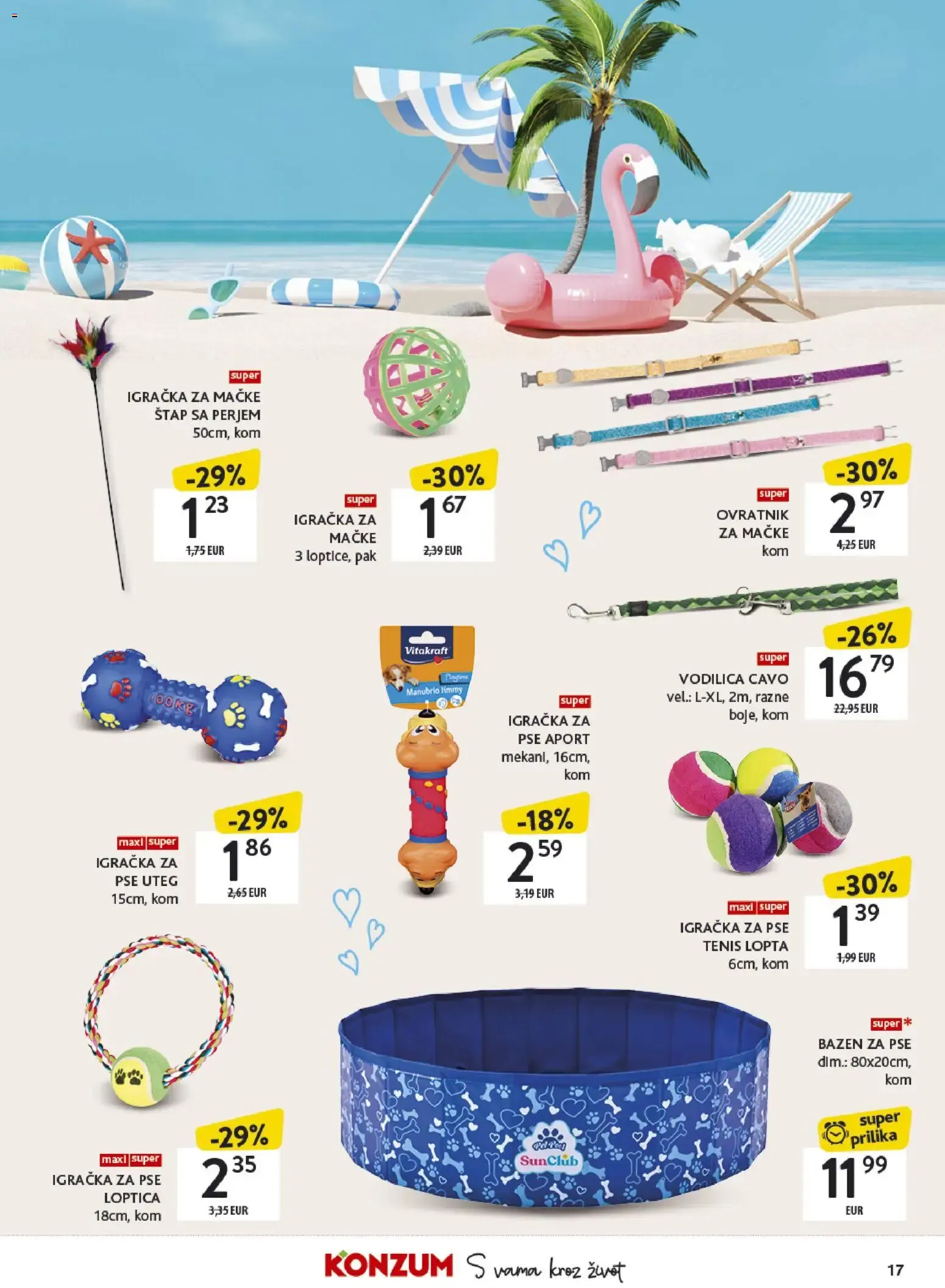 Katalog Konzum Katalog Ljetne Avanture novi od 06.07.2026 na listanje > letak digitalni od 6. srpnja do 26. srpnja 2026. - Pregled Stranica 17