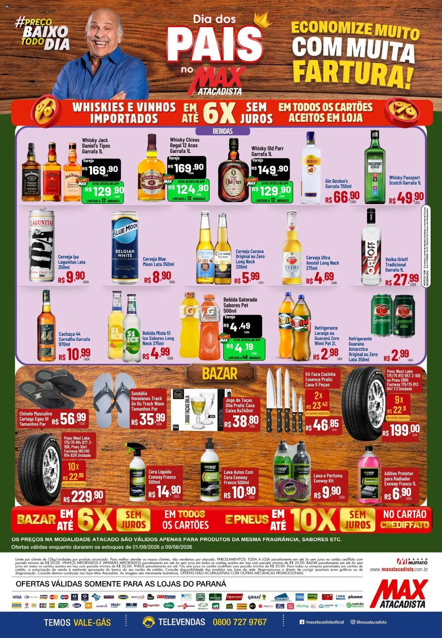Encarte de Max Atacadista ofertas Dia dos Pais de 01/08/2026 | Promoções Online 1 de agosto até 9 de agosto 2026 - Pagina 2