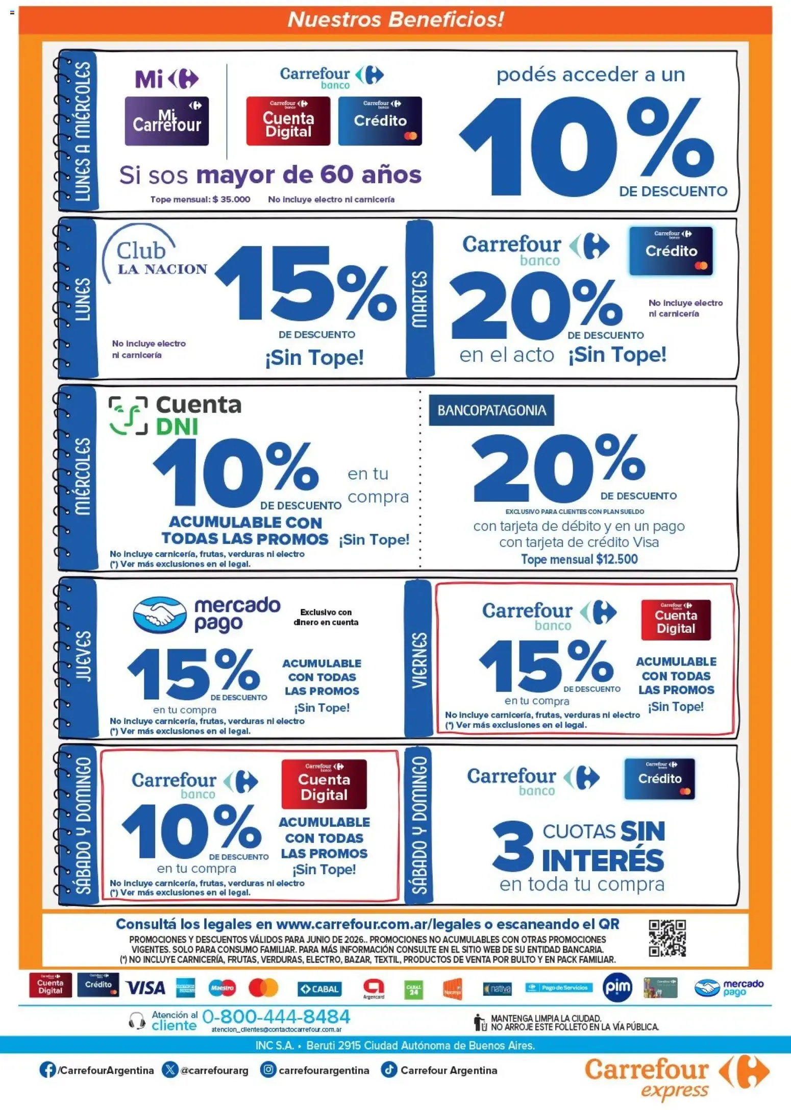 Ofertas de Carrefour - Carrefour Express | Wa Sinérgico, Au Cv Oeste, A4400, Salta || del 05/06/2026 - 05/07/2026 || Promociones 5 de junio al 5 de julio 2026 - Página 2 del catálogo