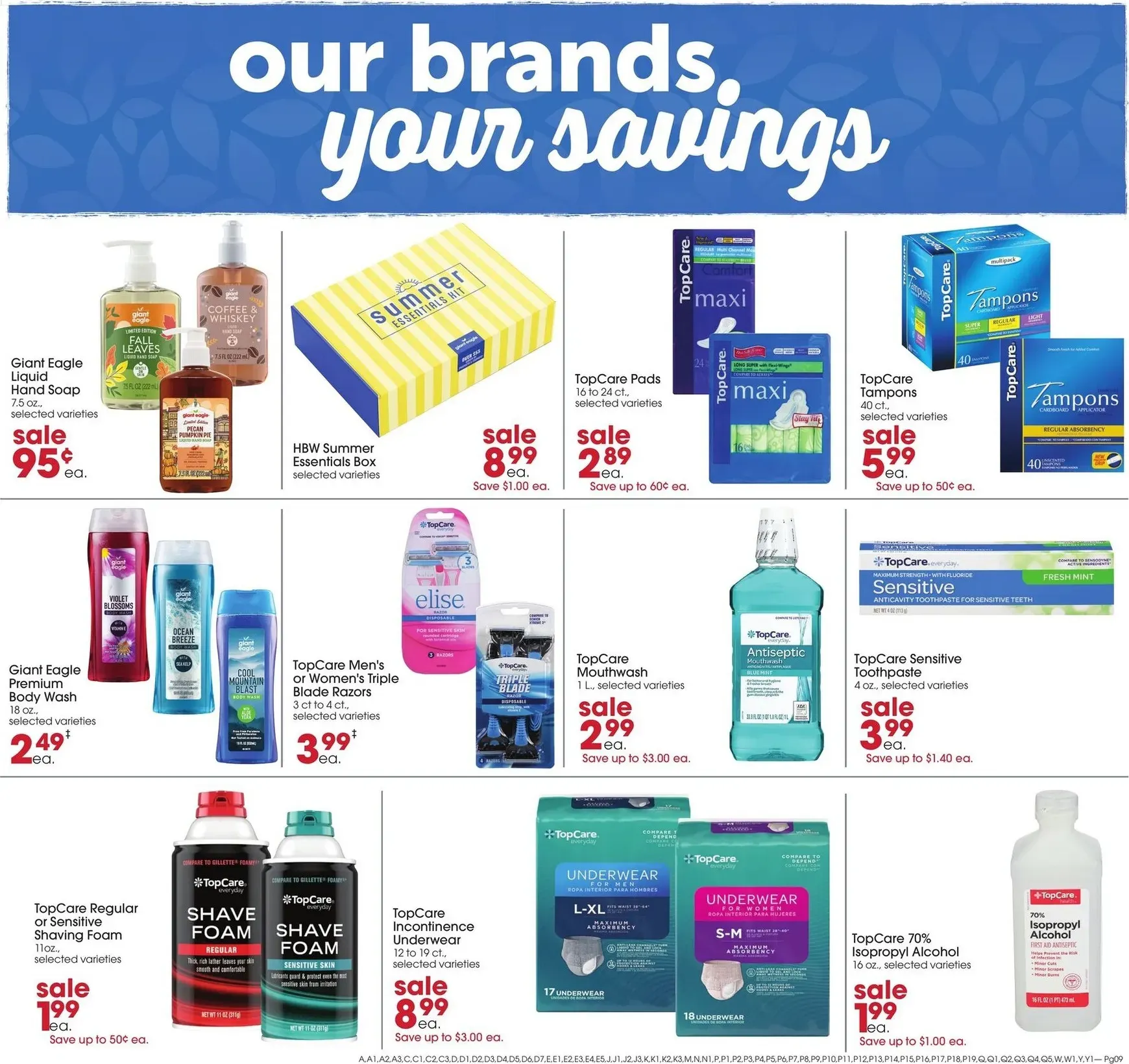 Weekly ad Current Giant Eagle leaflet valid from Thursday 07/30/2026 to Wednesday 08/05/2026 from July 30 to August 5 2026 - Page 9