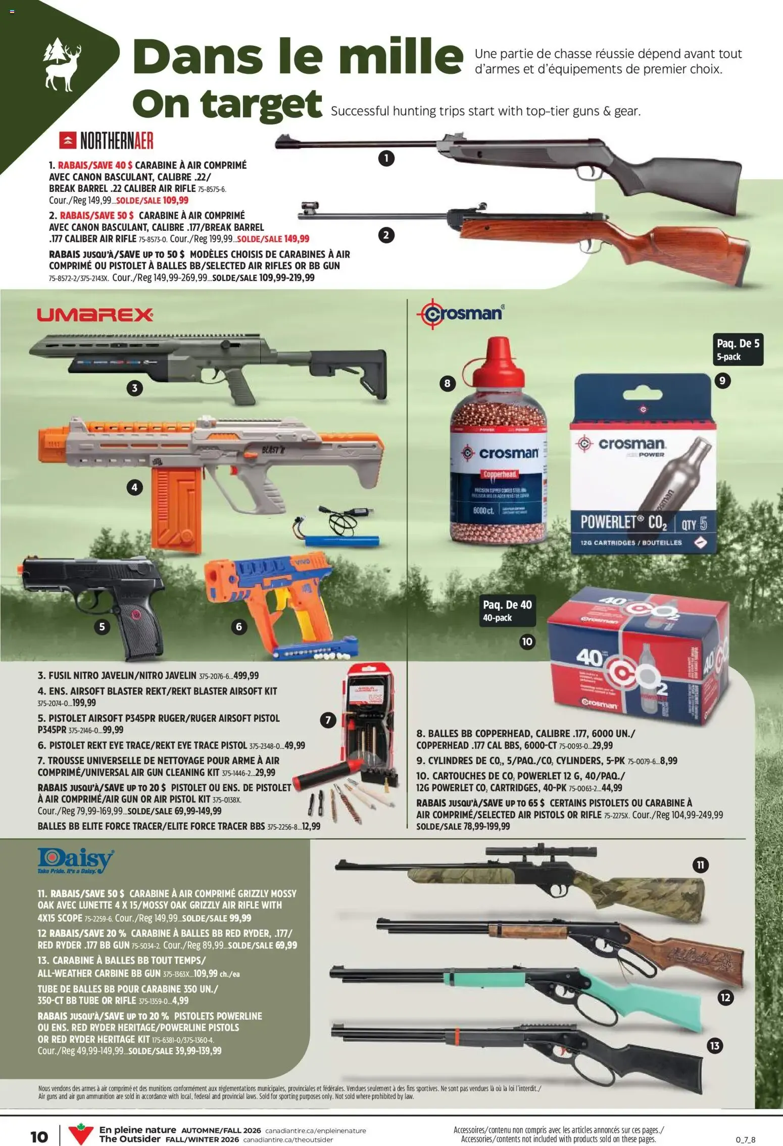 Canadian Tire circulaire - En pleine nature from Aug 27, 2026 > weekly specials & deals from August 27 to September 16 2026 - flyer page 10