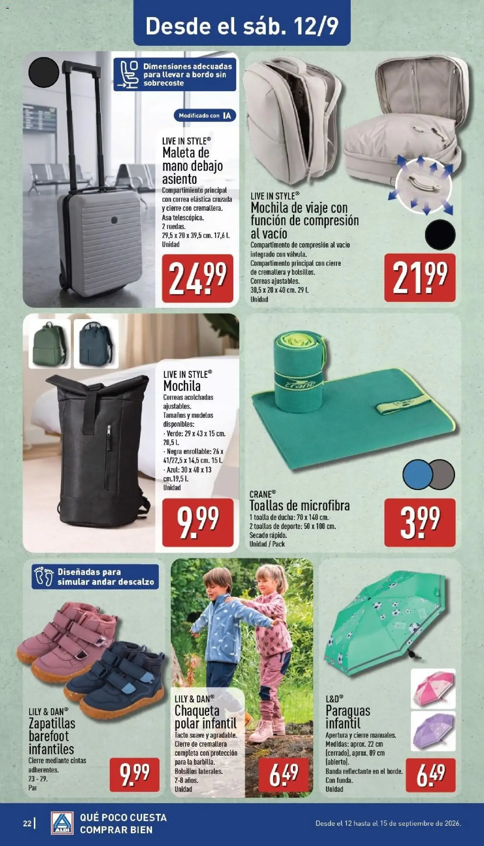 Catálogo de Aldi folleto Baleares del 07/09/2026 | Catálogo 7 de septiembre al 13 de septiembre 2026 - Página 22