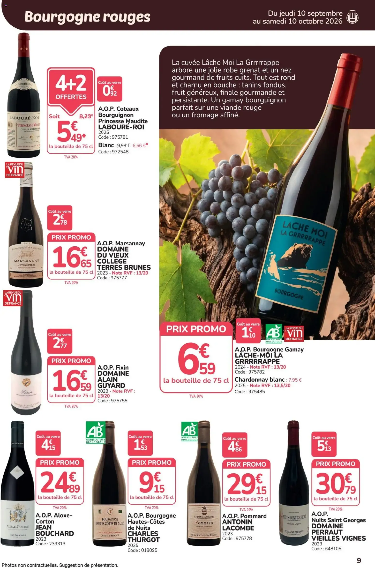 Promocash Foire aux vins à partir du 10/09/2026 - promo en ligne du 10 septembre au 10 octobre 2026 - Catalogue page 9