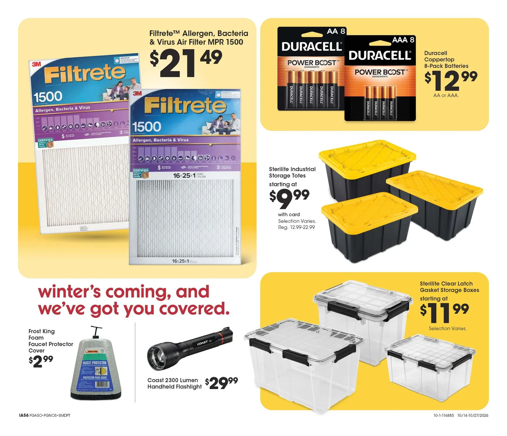 Weekly promotion Fred Meyer - Ofertas en Cocina y Hogar spanning from October 14 to October 27 2026 - Page 10 for Catalogue 365