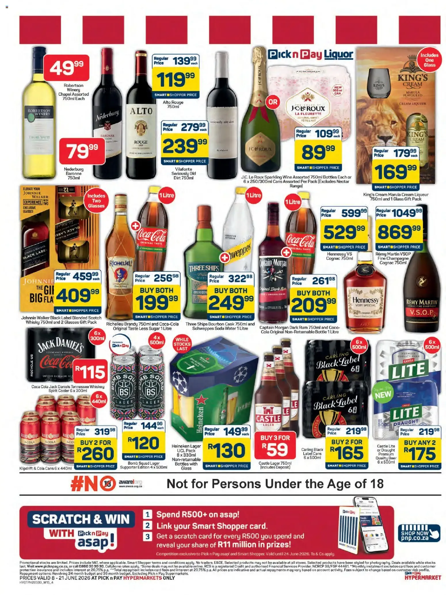 Pick n Pay - Hypermarket Father's Day Specials (08/06/2026 - 21/06/2026) Online from 8 June to 21 June 2026 - Catalogue Page 4