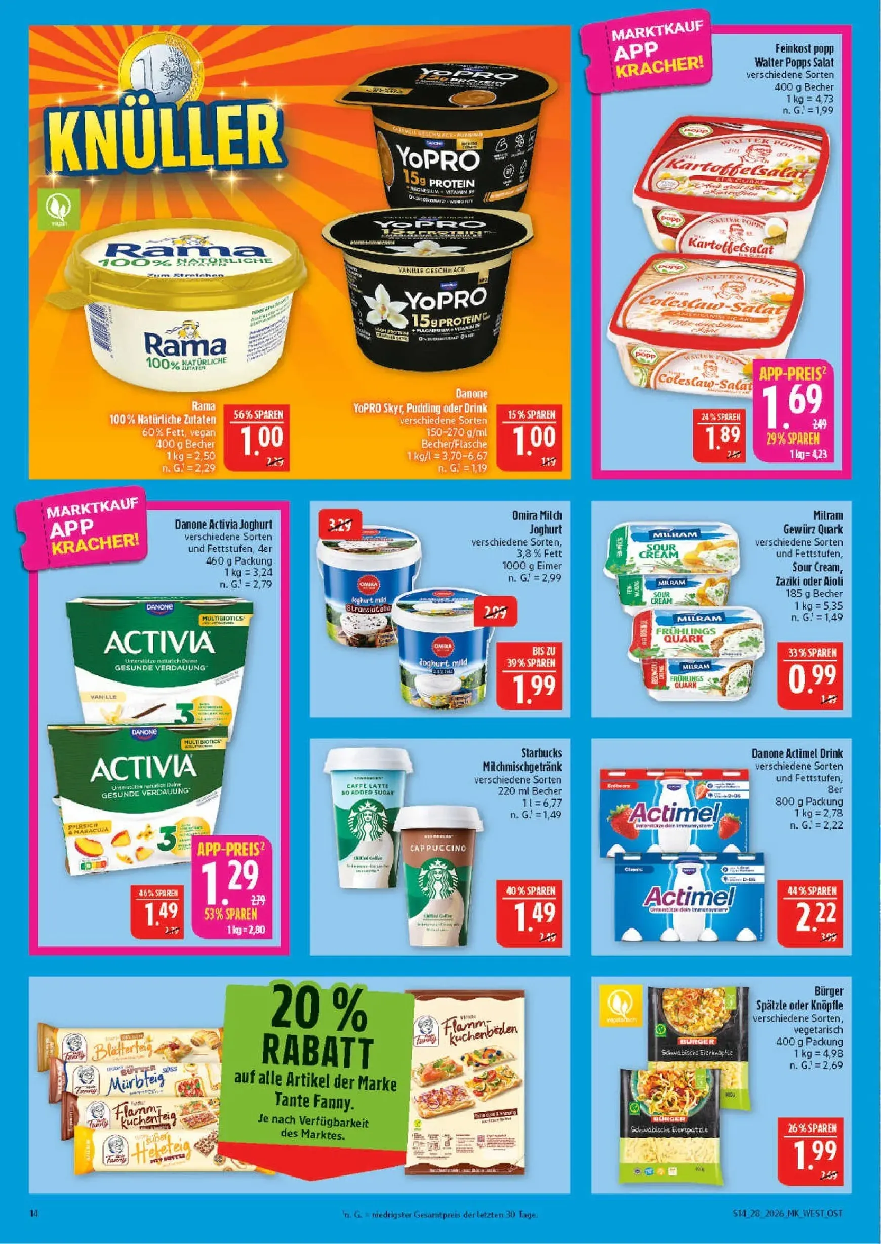 Marktkauf Prospekt – von Montag 06.07.2026 bis Samstag 11.07.2026 von 6. Juli bis 11. Juli 2026 - Prospekt seite 14