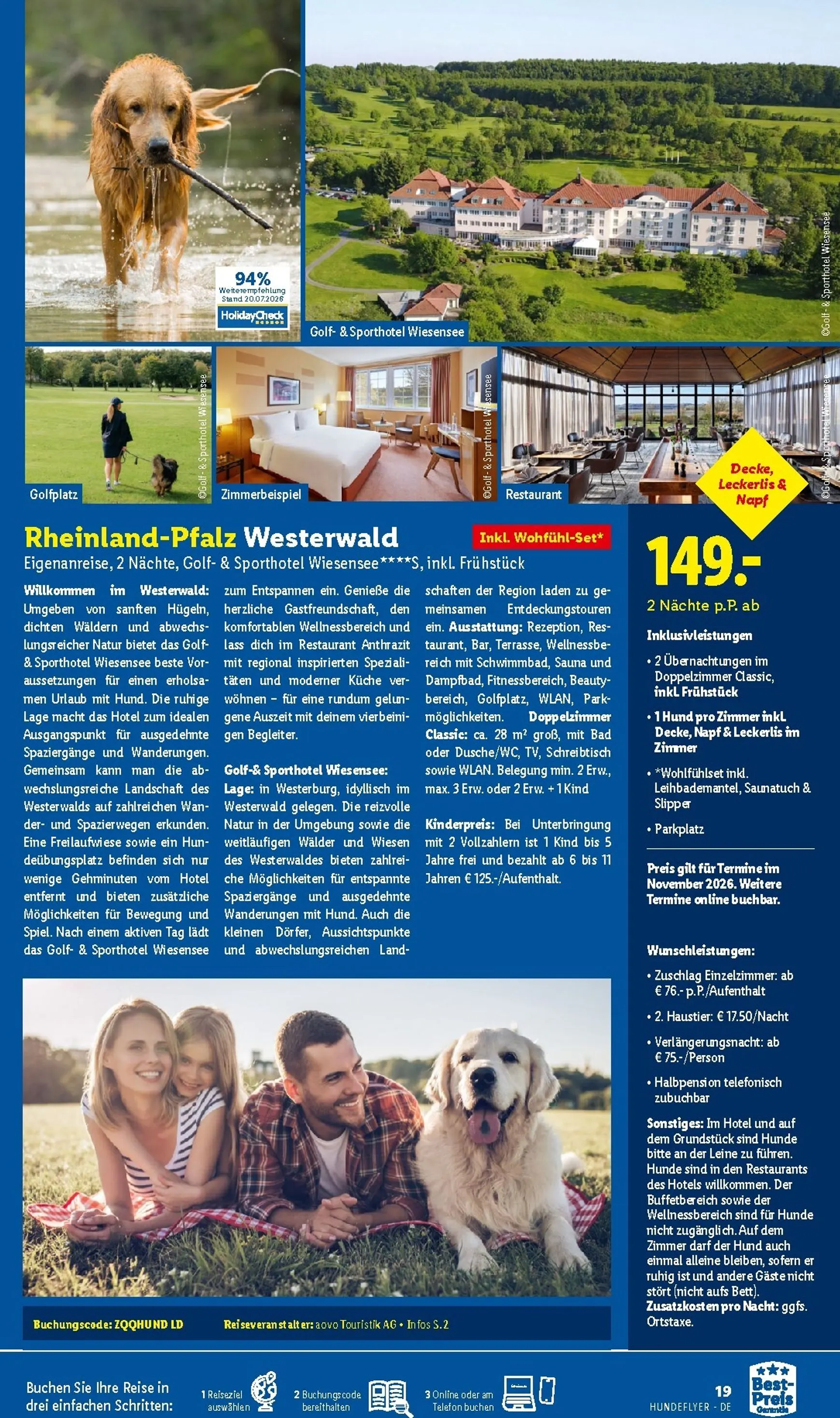 Urlaub mit Wau-Effekt lohnt sich. Lidl Reisen & Experiences von 29. Juli bis 31. Dezember 2026 - Prospekt seite 19