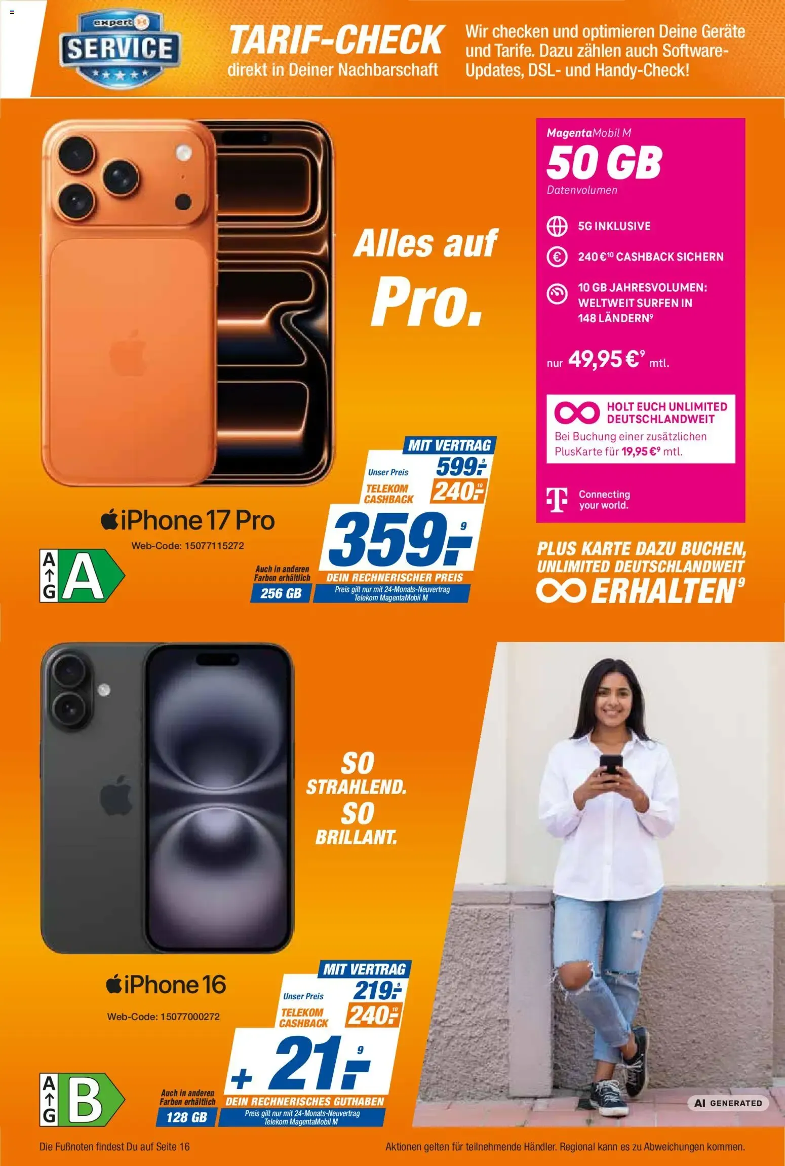 Expert Telekommunikations-Highlights im September (ab 01.09.2026) zum Blättern von 1. September bis 30. September 2026 - Prospekt seite 9