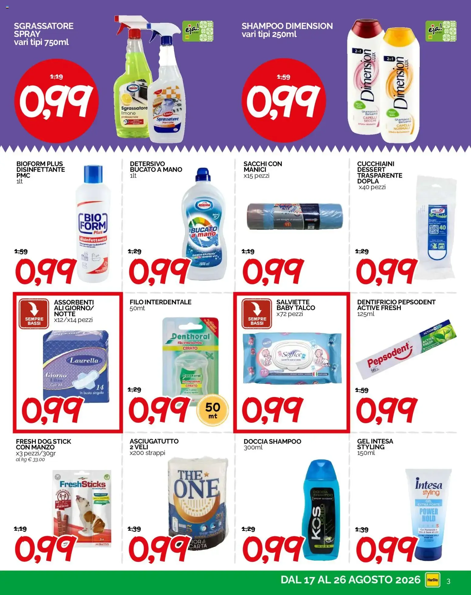 HarDis volantino dal 17/08/2026 - online Offerte da 17 agosto a 26 agosto di 2026 - Pagina del volantino 3