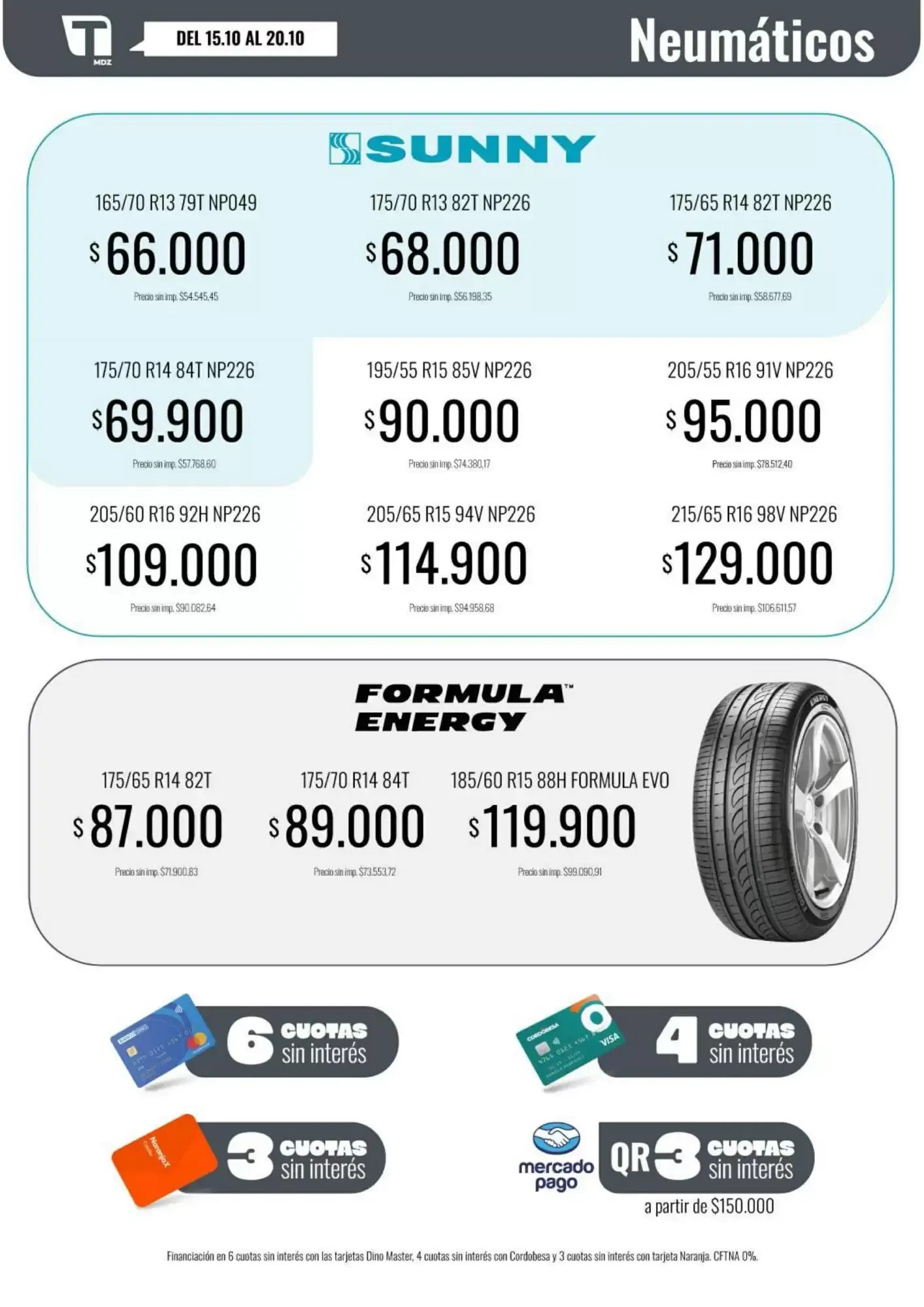 Ofertas de Catálogo de Ofertas Tadicor Mayorista - Minorista 15 de octubre al 20 de octubre 2026 - Página 11 del catálogo