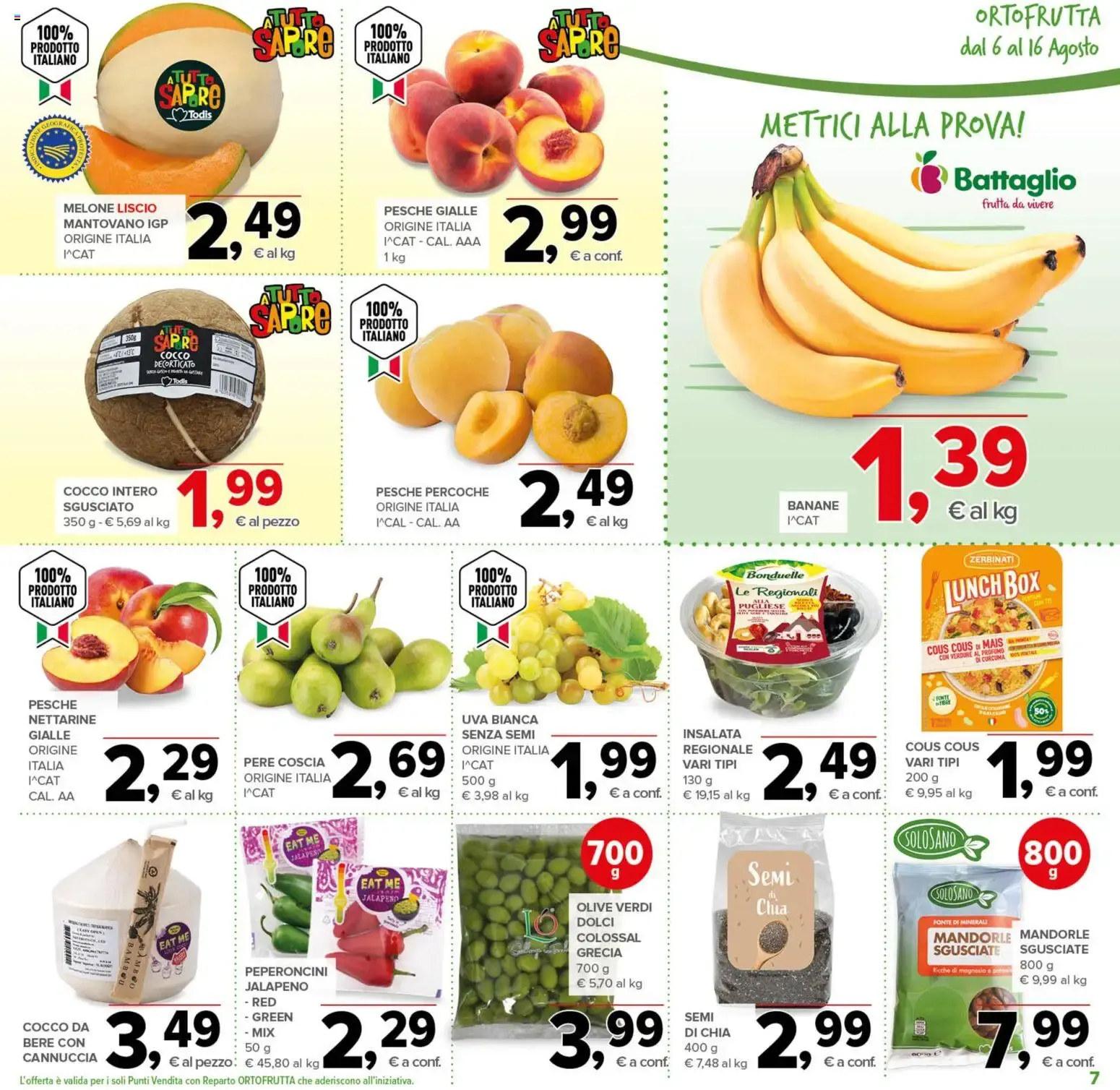 Nuovo Todis volantino Lazio dal 06/08/2026 > offerte anteprima 🛍️ da 6 agosto a 16 agosto di 2026 - Pagina del volantino 7