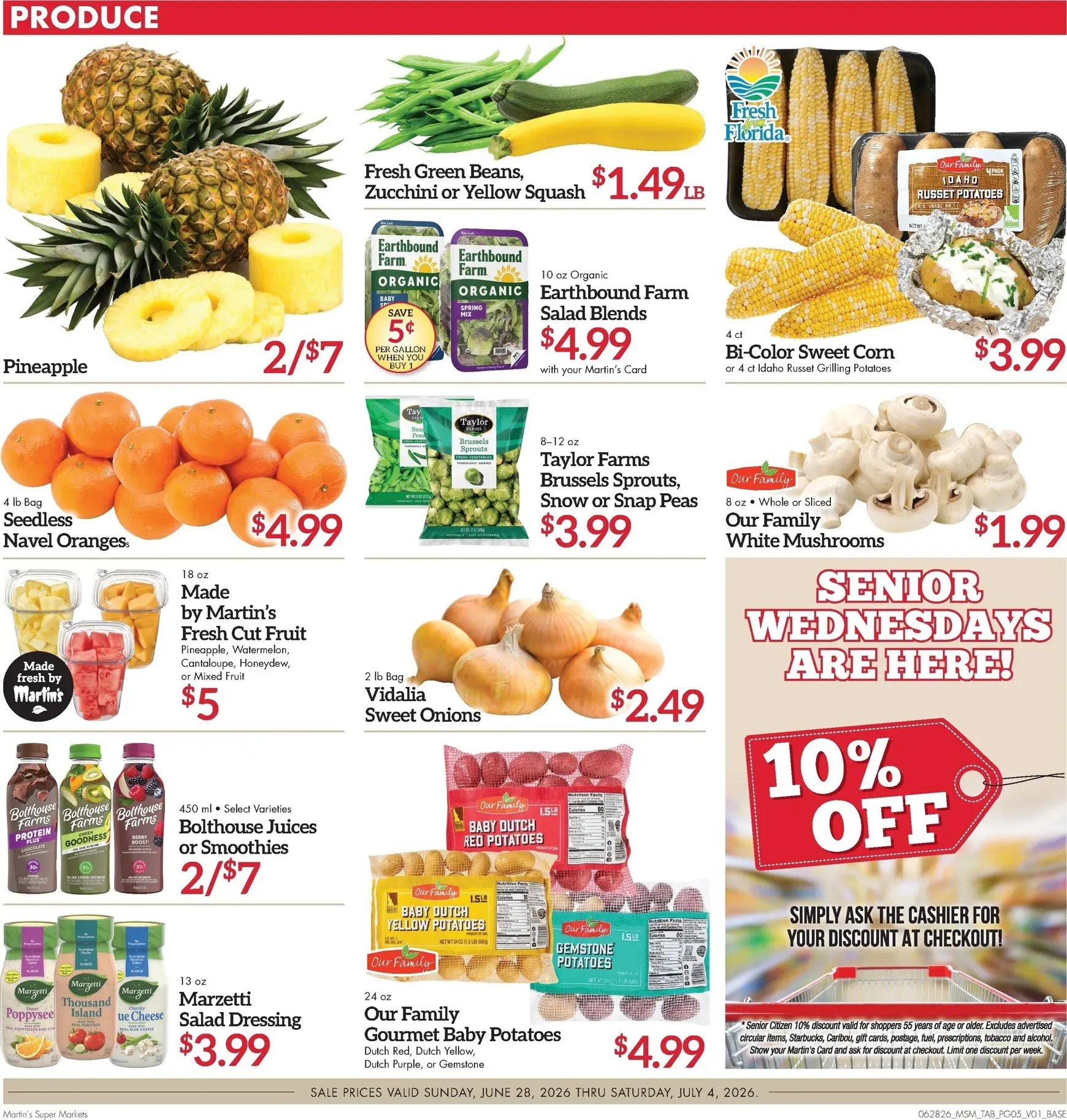 Weekly ad Current Martin's Super Markets leaflet valid from Sunday 06/28/2026 to Saturday 07/04/2026 from June 28 to July 4 2026 - Page 5