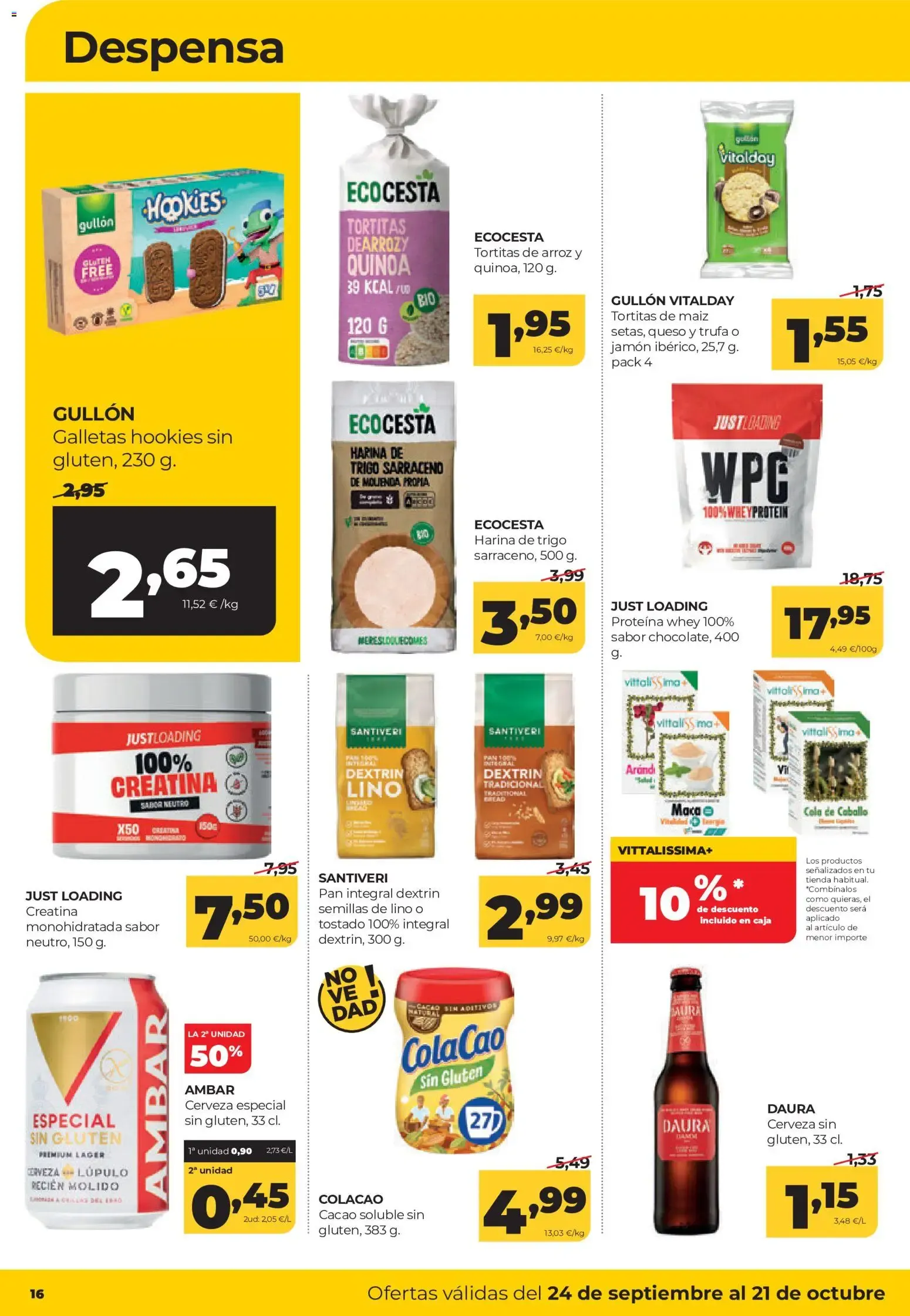 Catálogo de Alimerka folleto Castilla y León del 24/09/2026 | Catálogo 24 de septiembre al 21 de octubre 2026 - Página 16