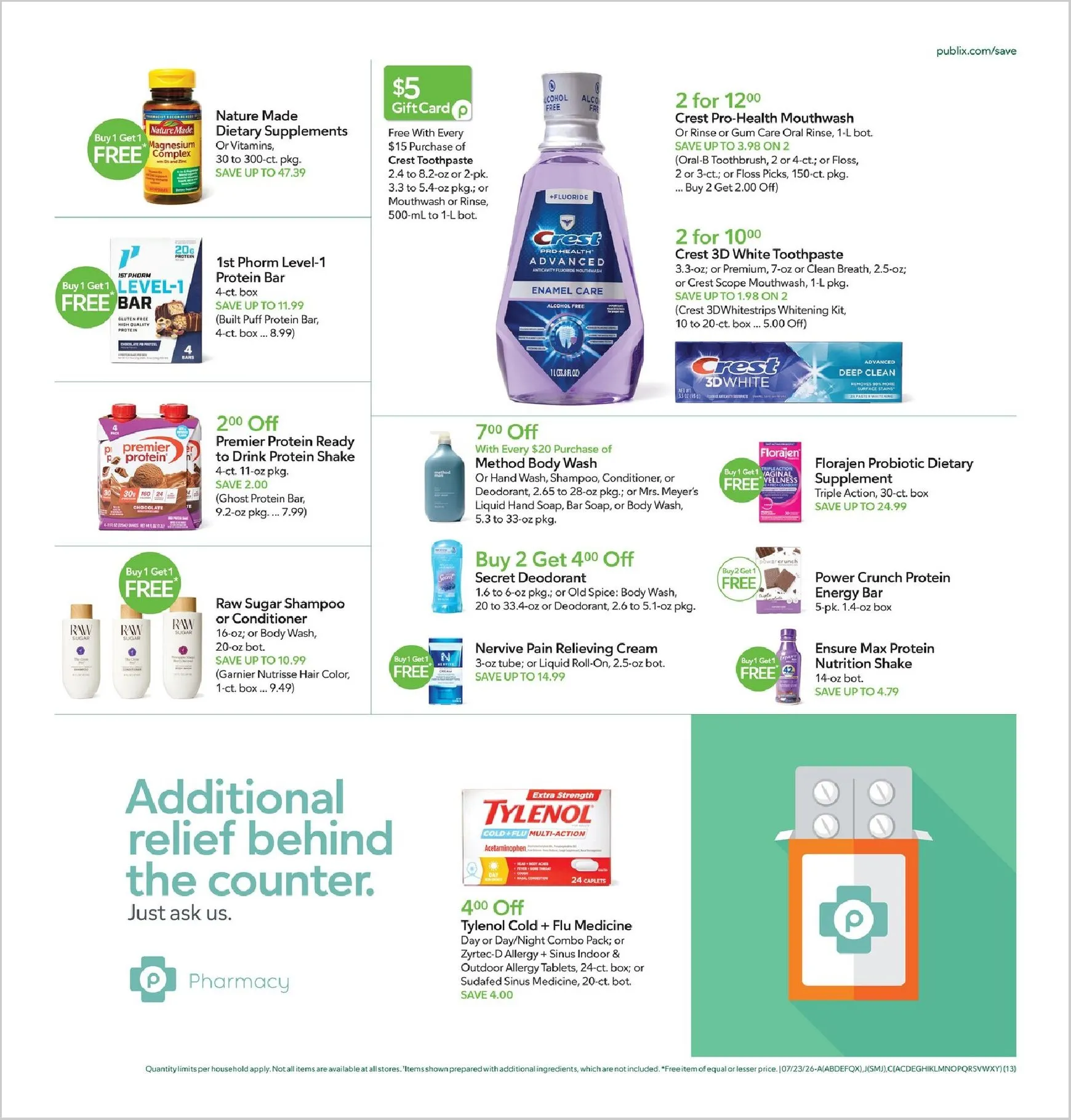 Weekly ad Current Publix leaflet valid from Wednesday 07/22/2026 to Tuesday 07/28/2026 from July 22 to July 28 2026 - Page 13