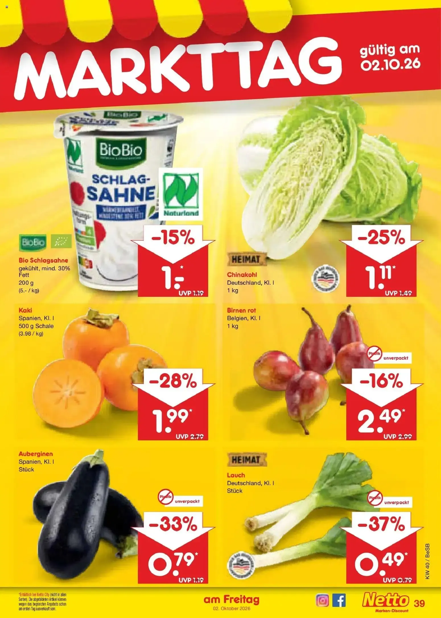 Netto Marken-Discount Prospekt Kremmen (ab 28.09.2026) » Angebote von 28. September bis 2. Oktober 2026 - Prospekt seite 58