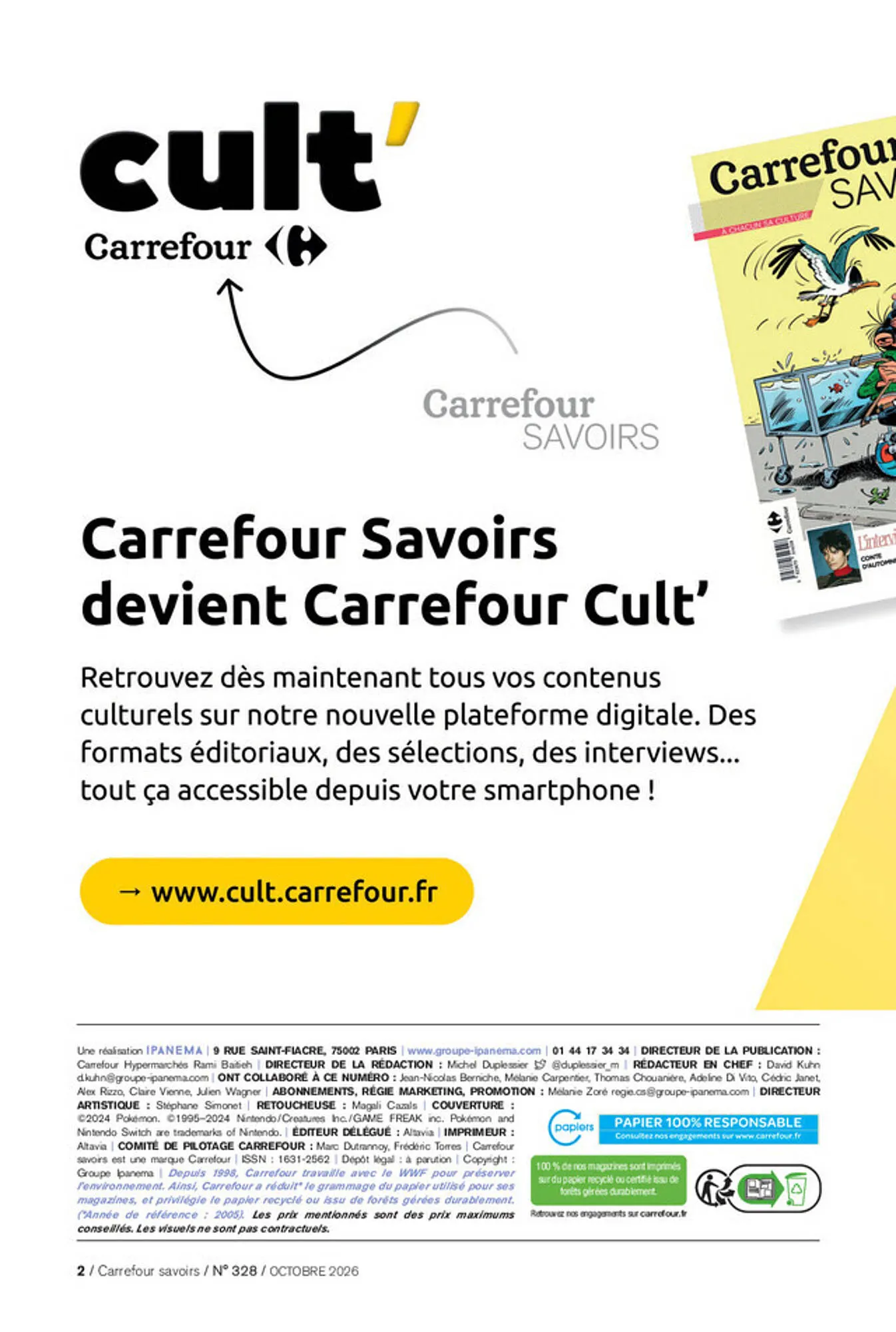 Carrefour SAVOIRS du 1 octobre au 31 octobre 2026 - Catalogue page 2