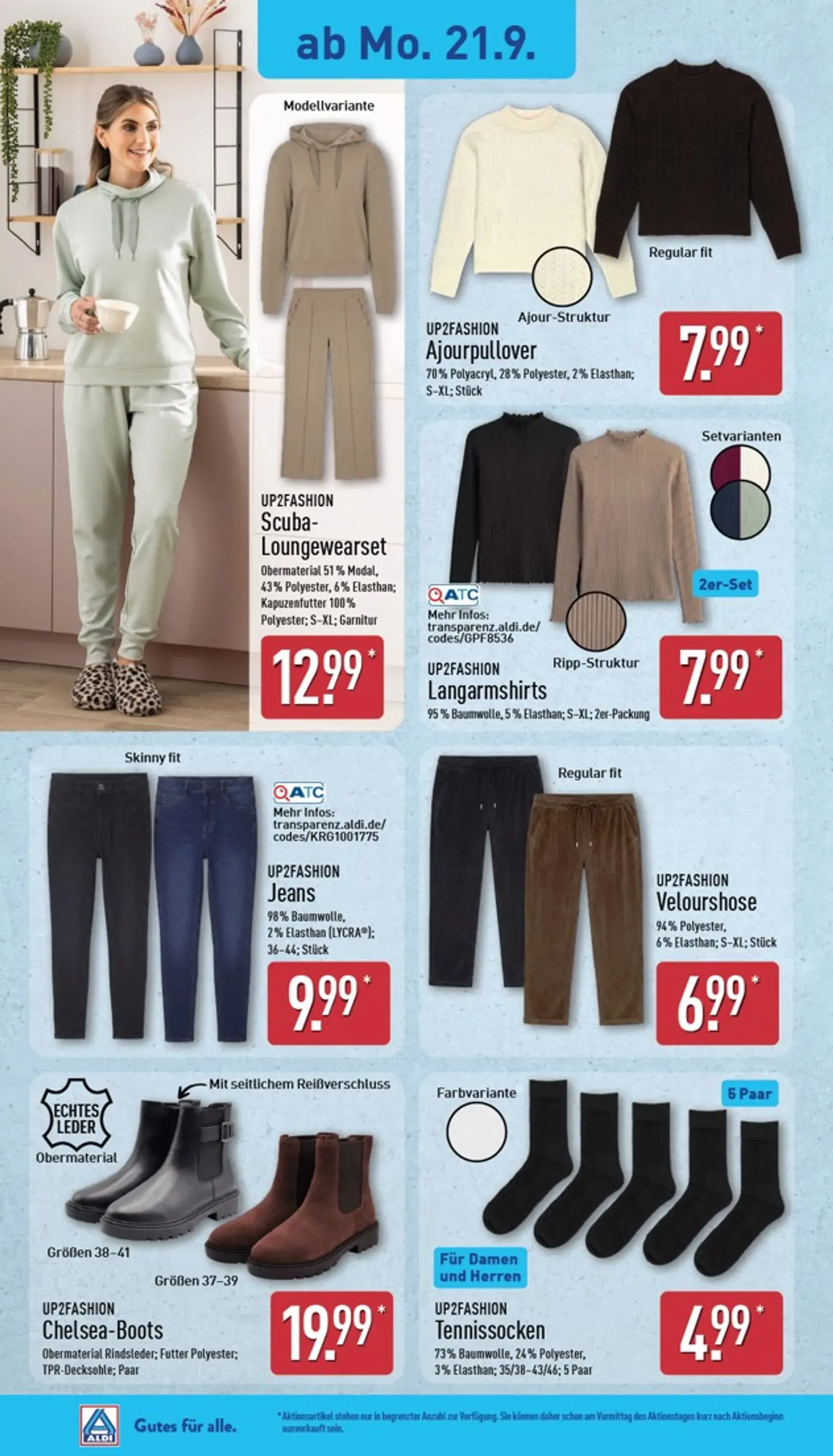 Gutes für alle. Zum ALDI Preis. von 21. September bis 26. September 2026 - Prospekt seite 14