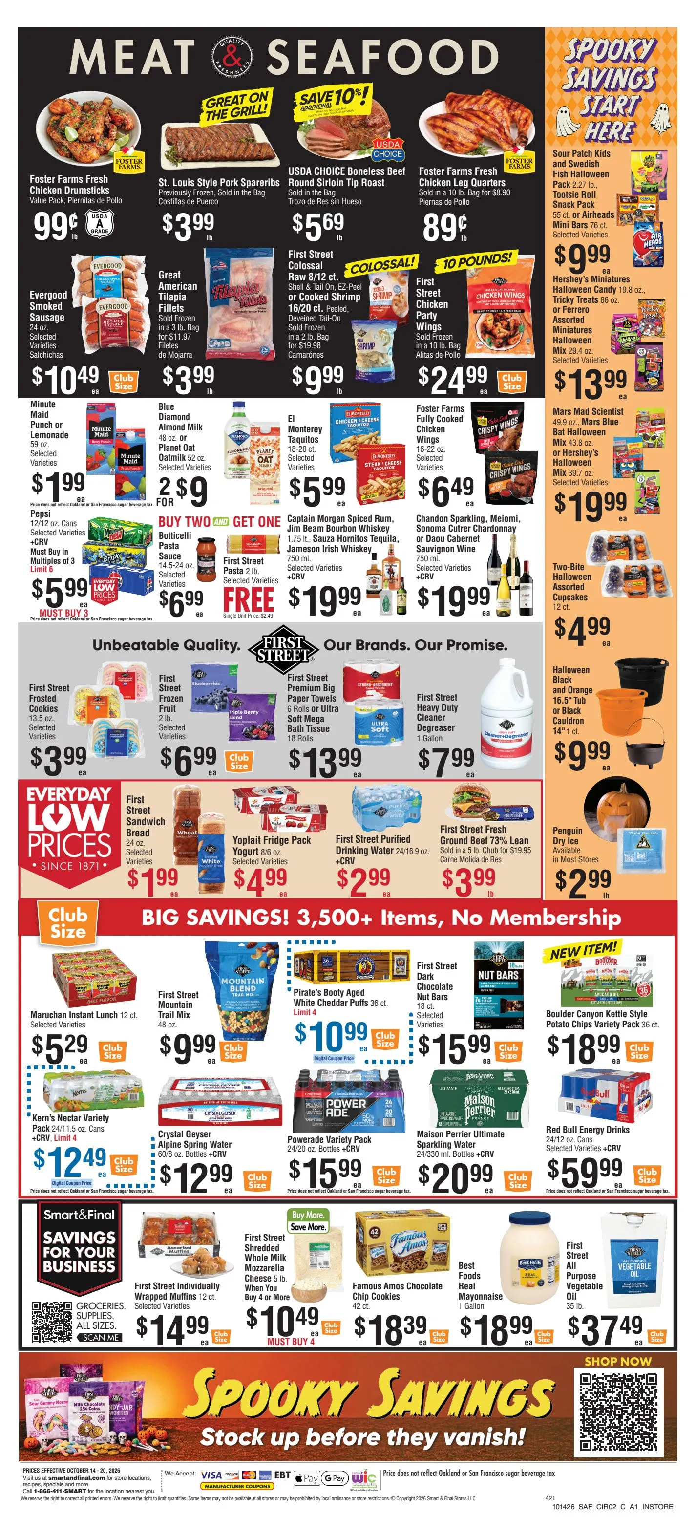 Weekly ad Current Smart & Final leaflet valid from Wednesday 10/14/2026 to Tuesday 10/20/2026 from October 14 to October 20 2026 - Page 3