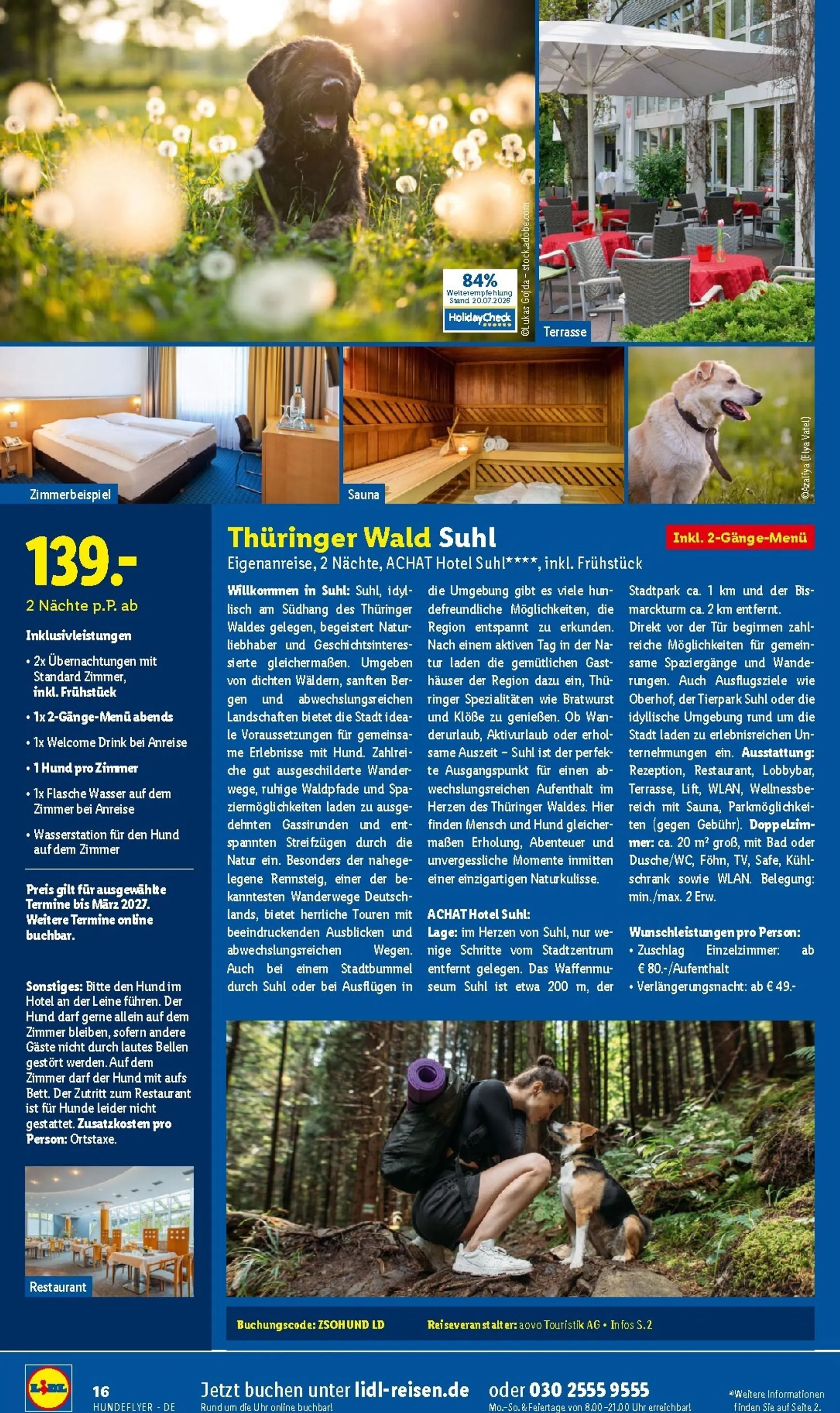 Urlaub mit Wau-Effekt lohnt sich. Lidl Reisen & Experiences von 29. Juli bis 31. Dezember 2026 - Prospekt seite 16