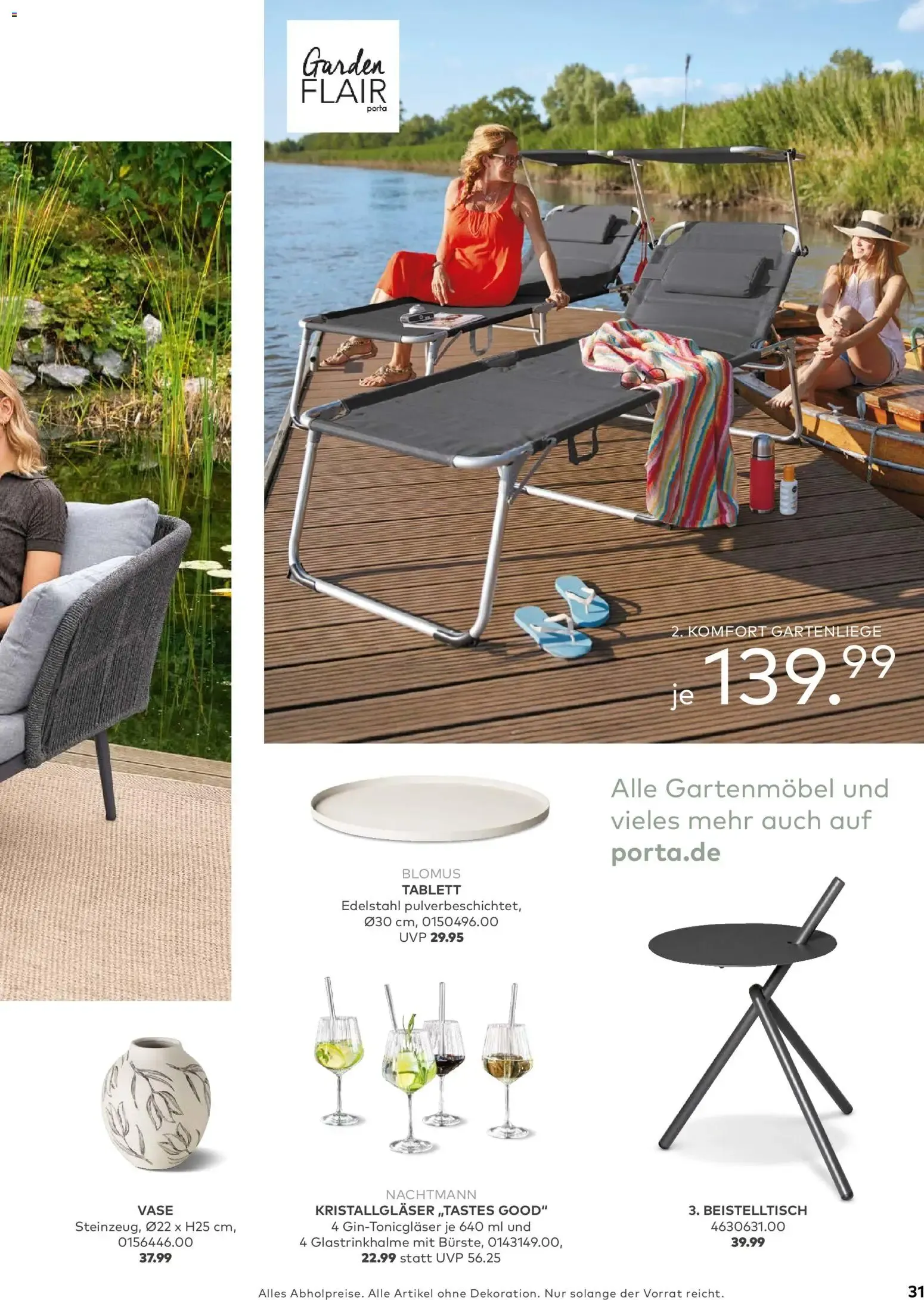 Porta! Gartenmöbel Katalog (ab 01.03.2026) zum Blättern von 1. März bis 31. August 2026 - Prospekt seite 30