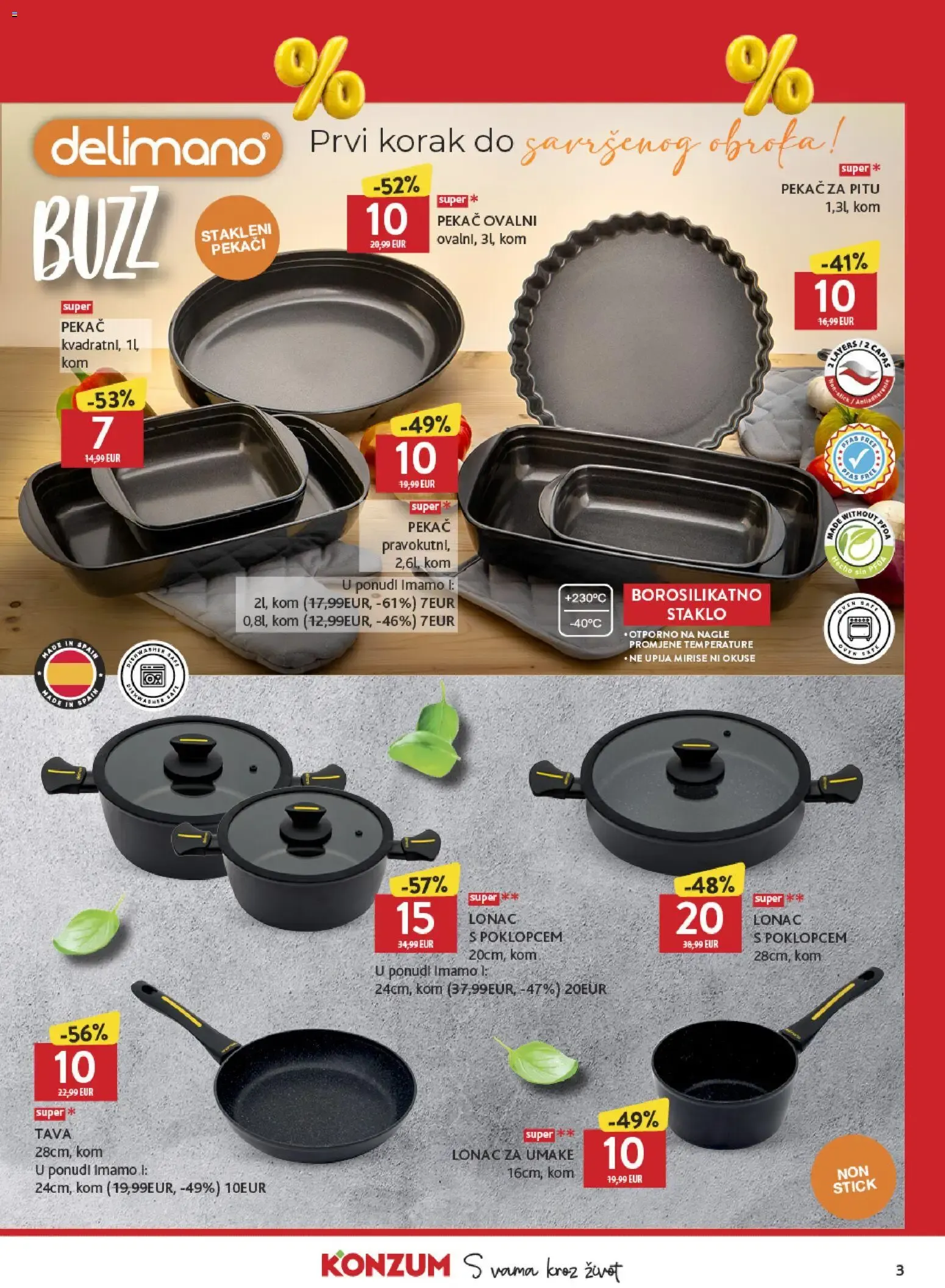 Katalog Konzum Top Ponuda Brendova novi od 09.10.2026 na listanje > letak digitalni od 9. listopada do 31. listopada 2026. - Pregled Stranica 3