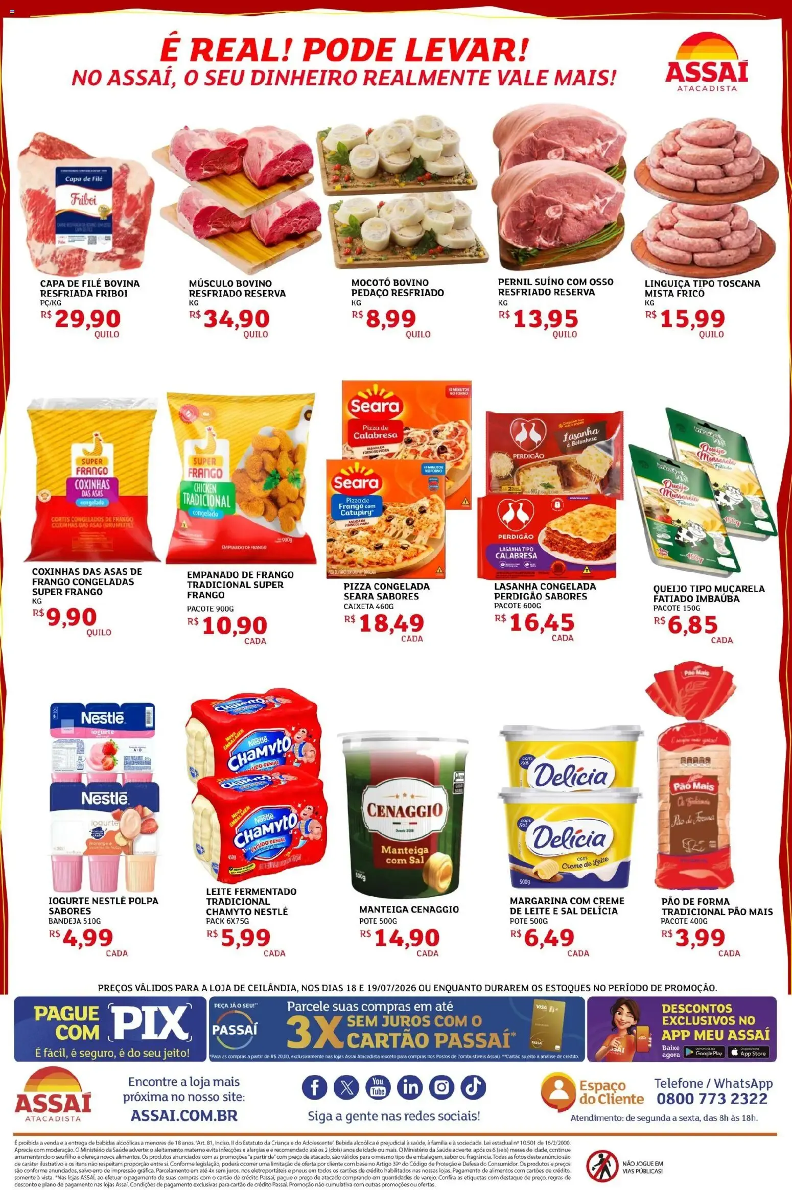 Encarte de Assaí Atacadista ofertas - DF de 18/07/2026 | Promoções Online 18 de julho até 19 de julho 2026 - Pagina 4
