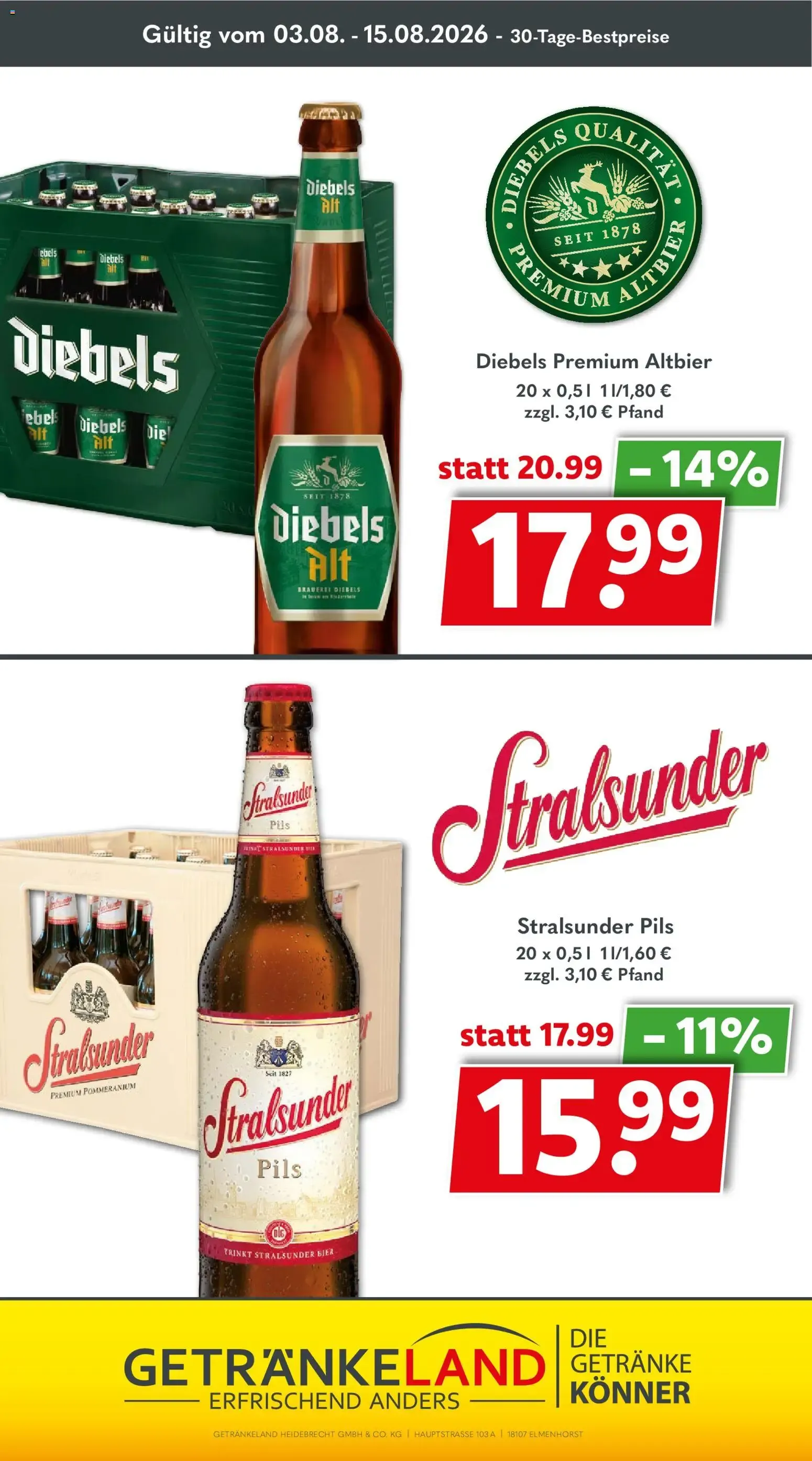 Getränkeland Prospekt vom 03.08.2026 – Angebote online von 3. August bis 15. August 2026 - Prospekt seite 12