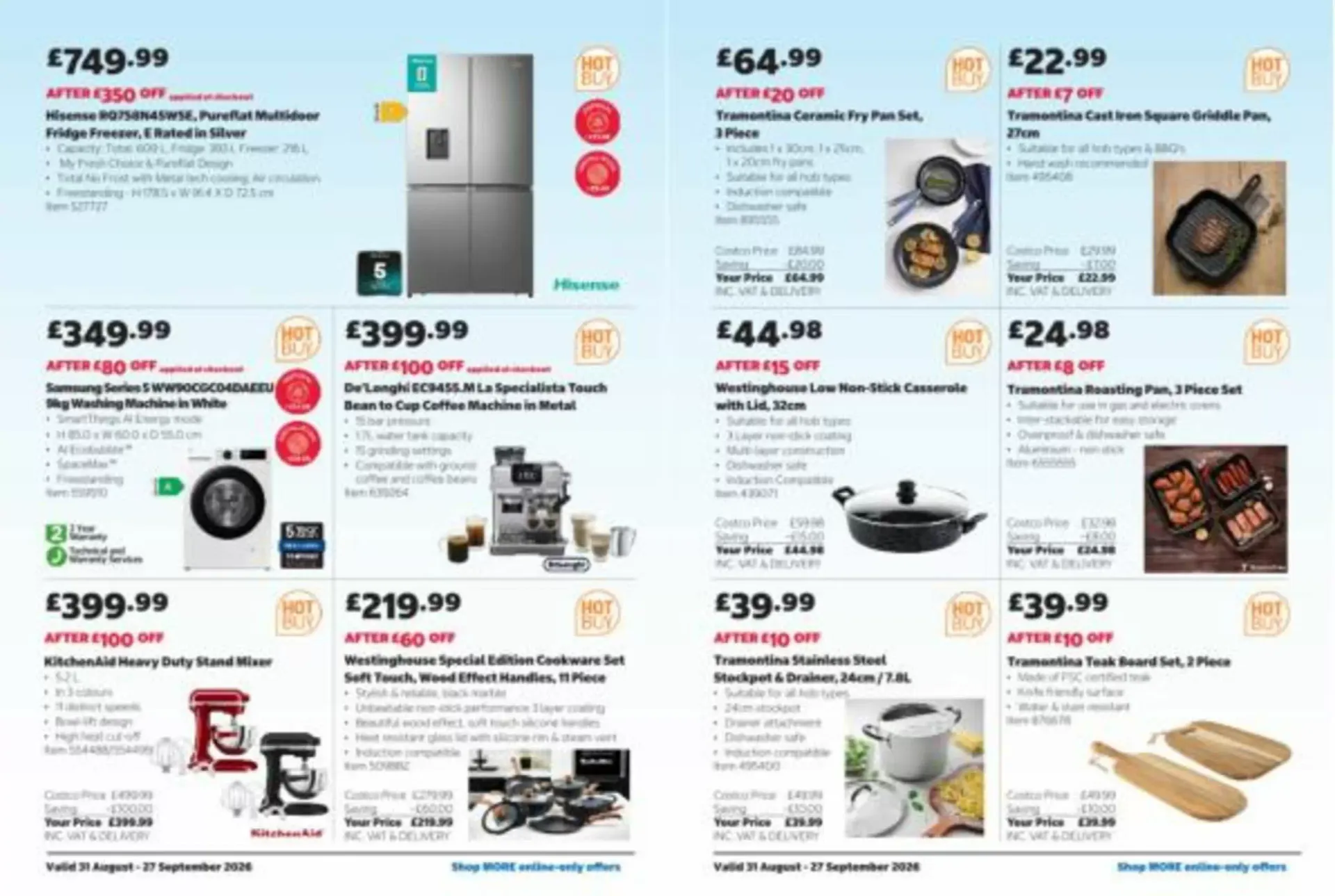 Costco leaflet from 31 August to 27 September 2026 - Catalogue Page 19