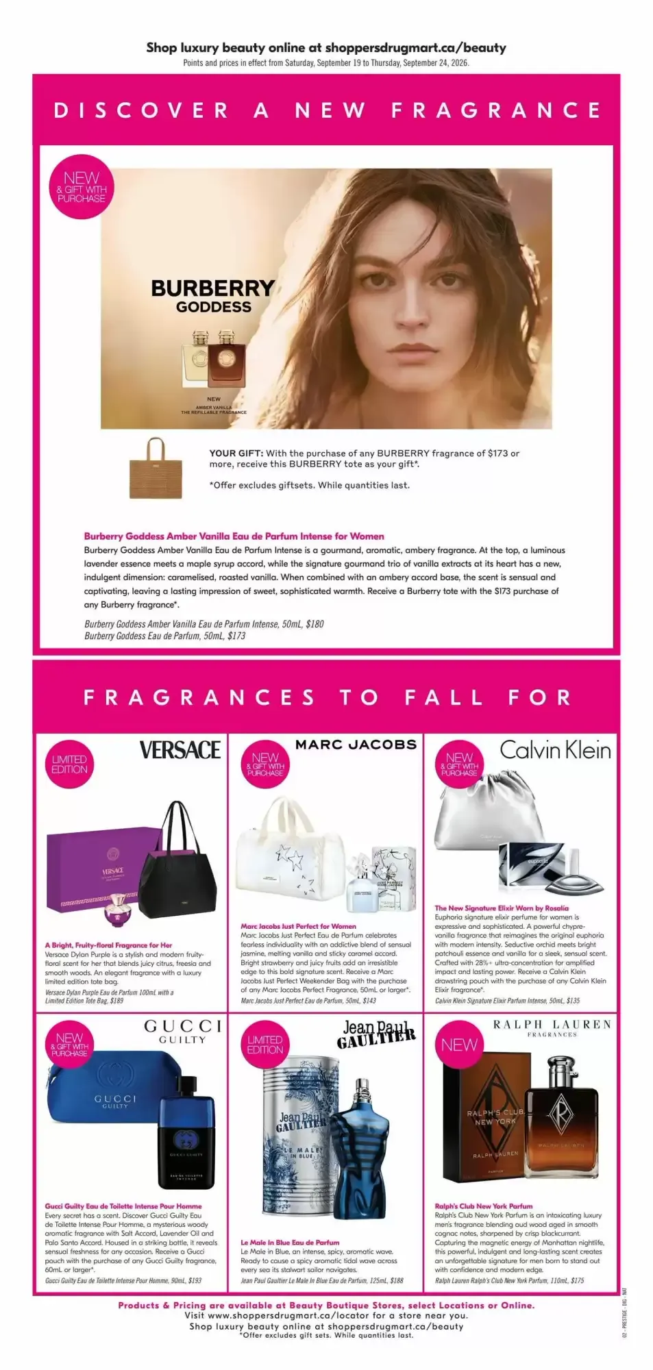 Shoppers Drug Mart flyer week 38 from September 19 to September 24 2026 - flyer page 15