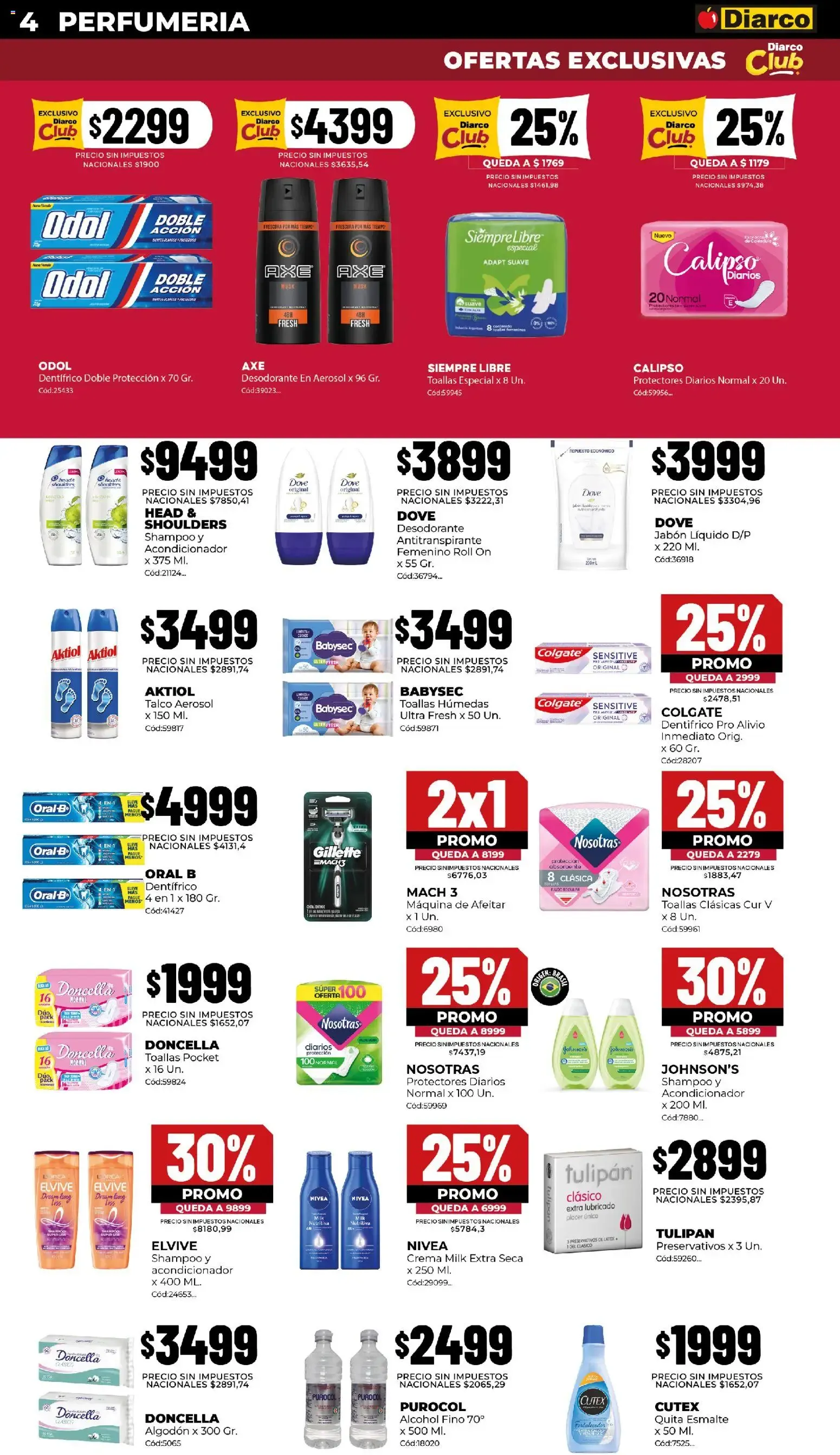 Ofertas de Diarco - ¡TODOS PUEDEN COMPRAR POR UNIDAD O CANTIDAD! 3 de agosto al 7 de agosto 2026 - Página 4 del catálogo