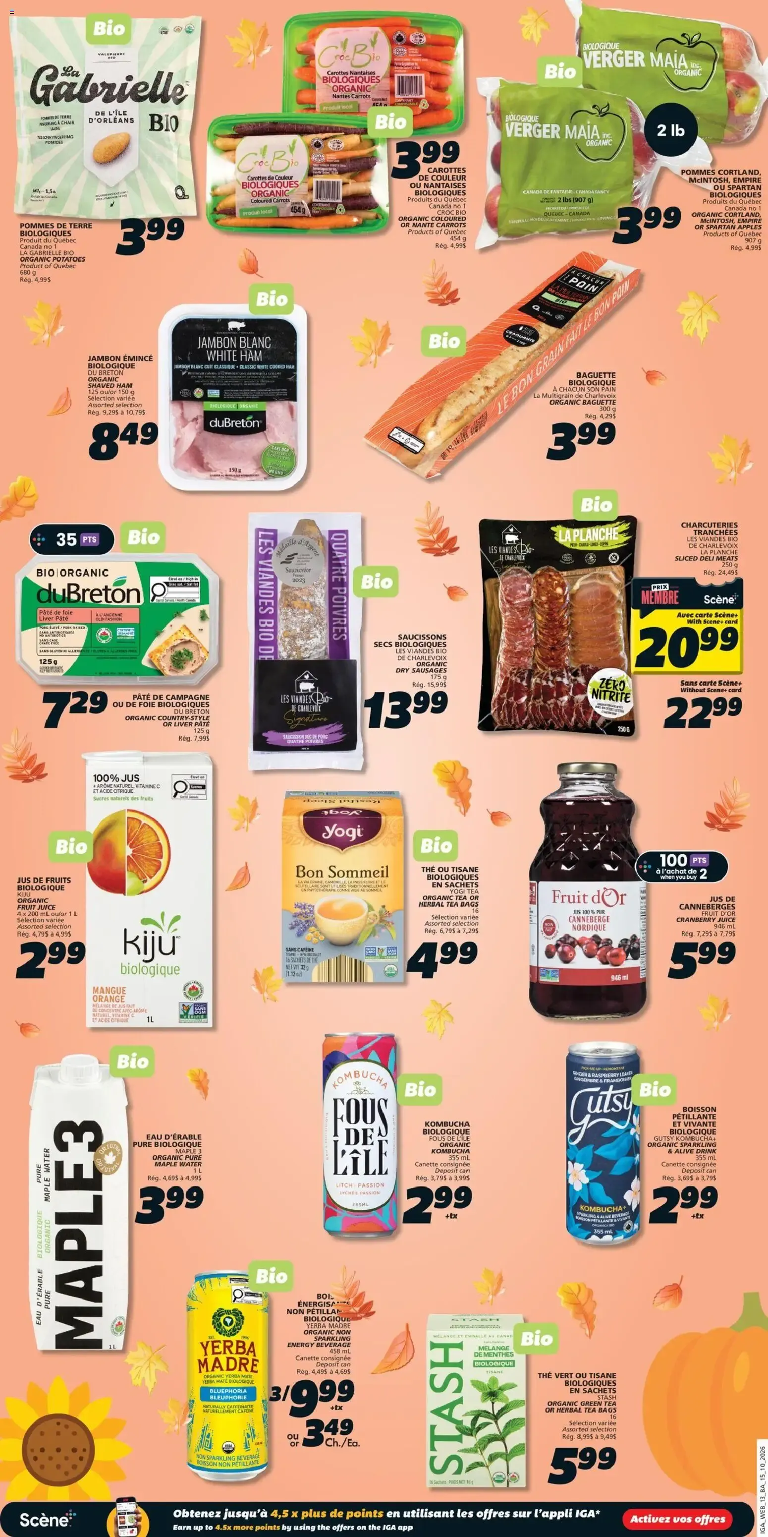 IGA weekly flyer / circulaire from Oct 15, 2026 > weekly specials & deals from October 15 to October 21 2026 - flyer page 16
