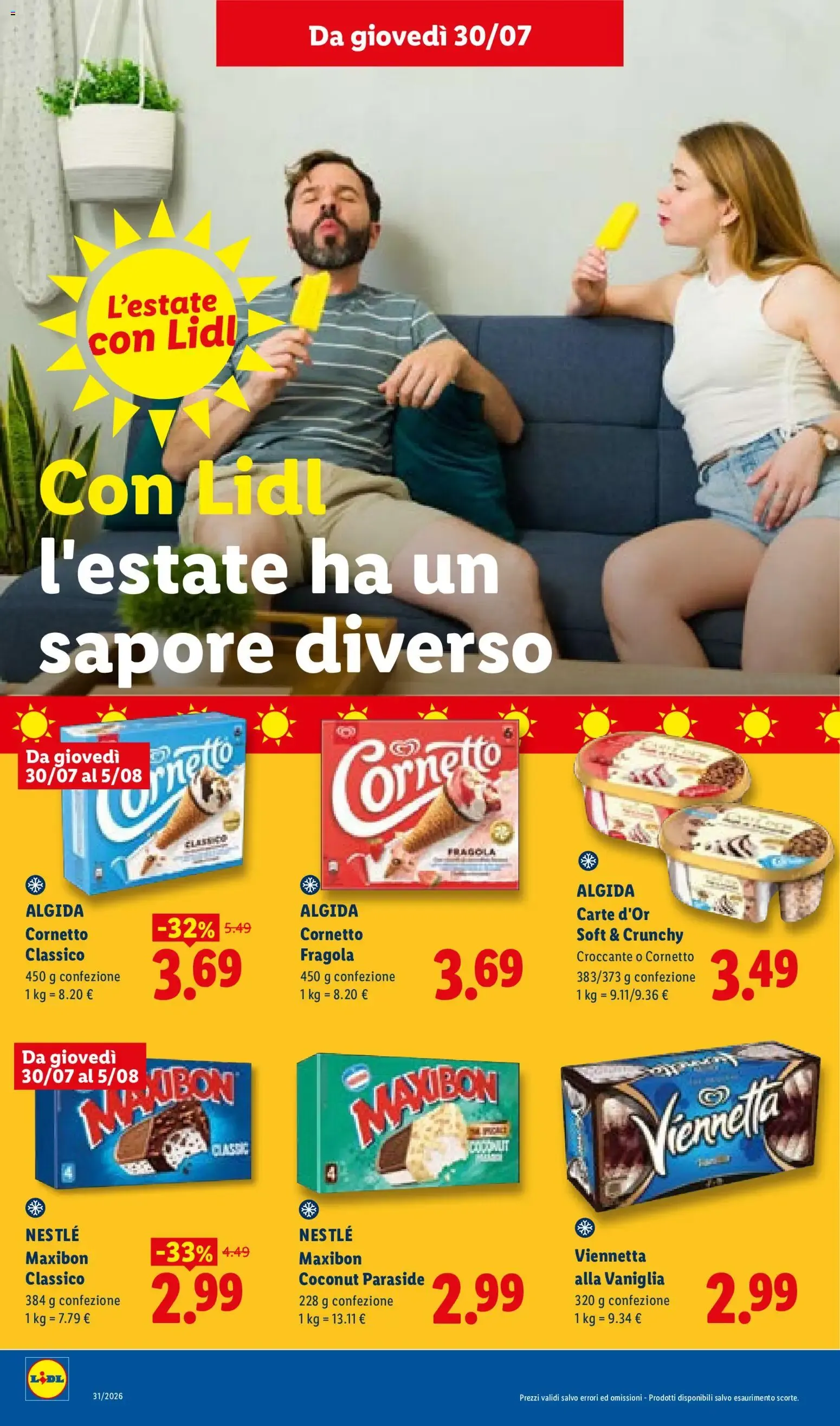 LIDL: L'estate del risparmio da 30 luglio a 5 agosto di 2026 - Pagina del volantino 18