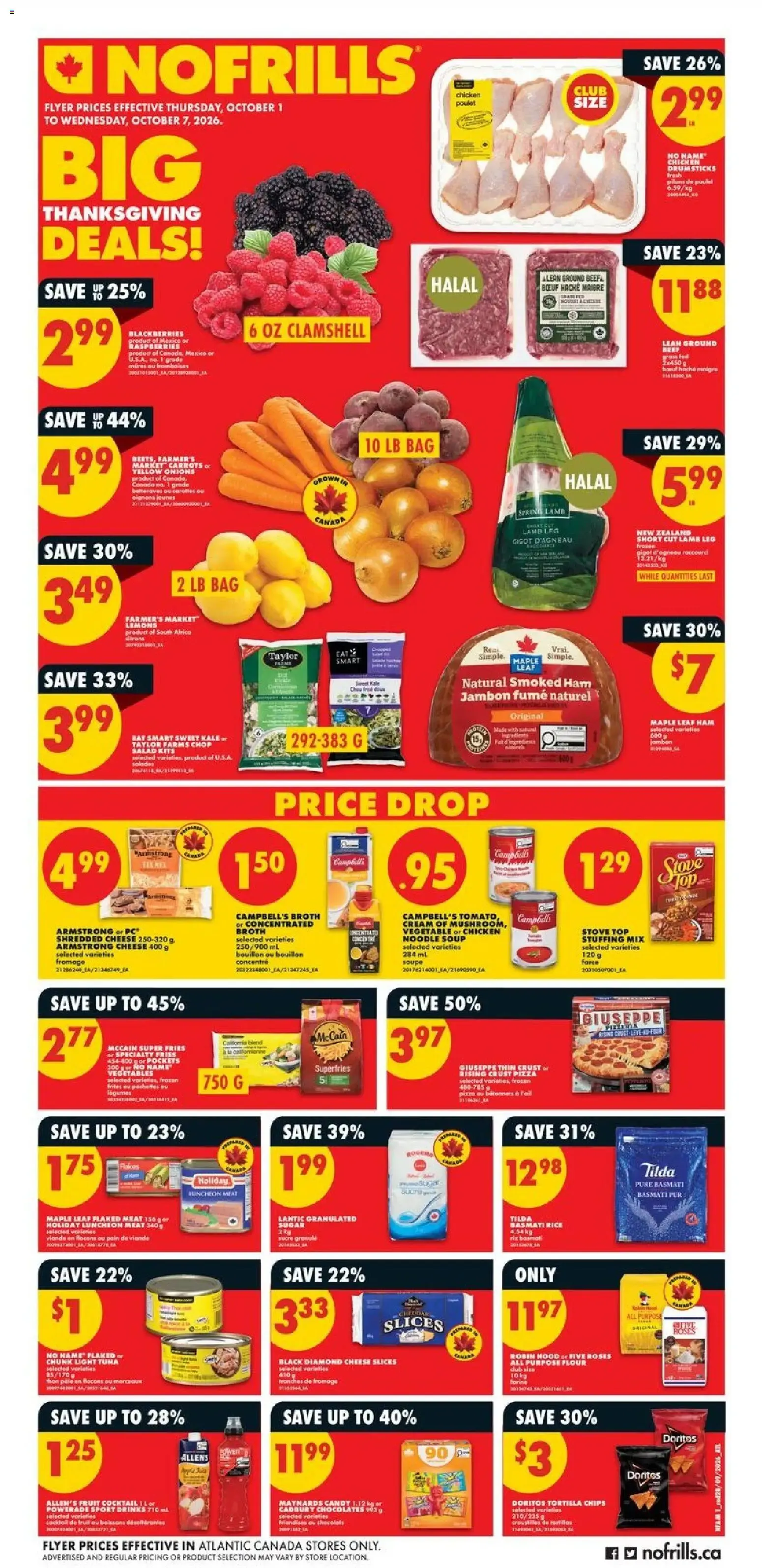 No Frills weekly flyer - NS from Oct 1, 2026 > weekly specials & deals from October 1 to October 7 2026 - flyer page 1