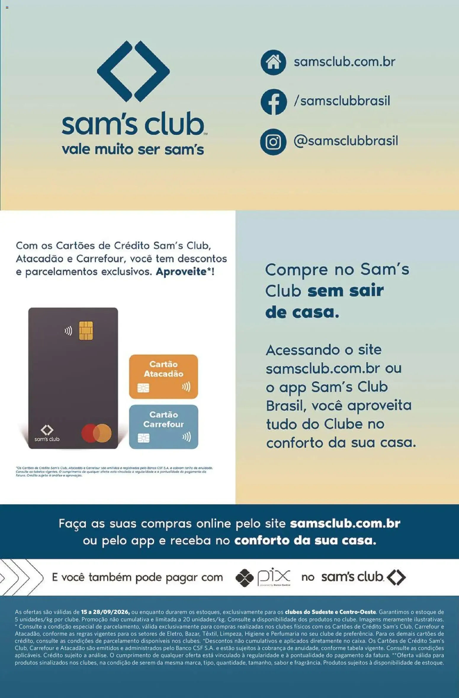Encarte de Sam's Club ofertas Bebê de 15/09/2026 | Promoções Online 15 de setembro até 28 de setembro 2026 - Pagina 11