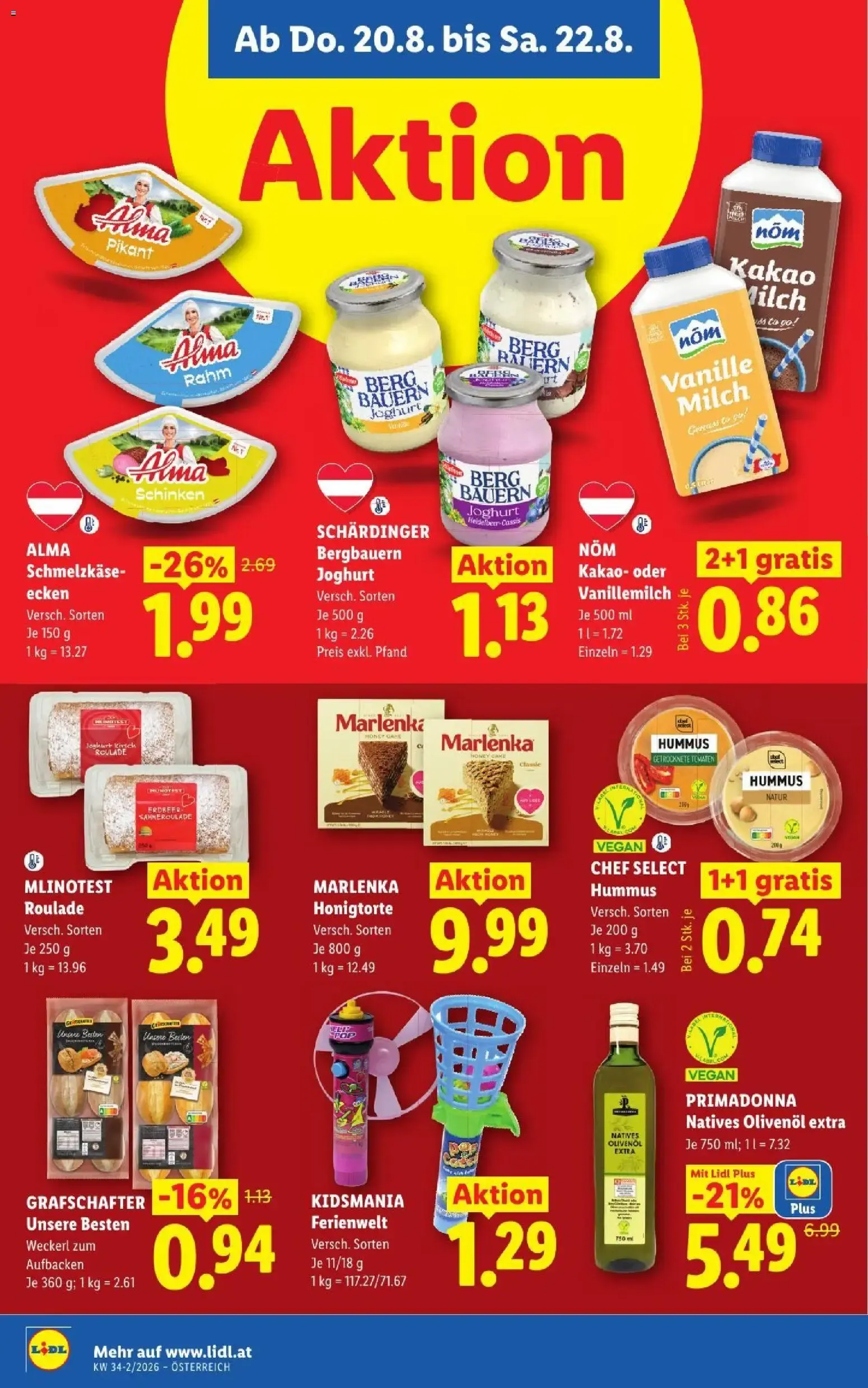 Lidl - Österreichs günstigste Preise von 20. August bis 22. August 2026 - Flugblätt seite 10