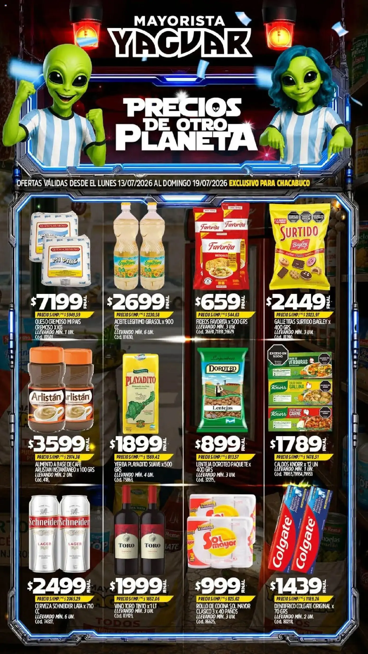 Ofertas de Yaguar - Oferta Semanal Parque Chacabuco del 13/07/2026 - 19/07/2026 13 de julio al 19 de julio 2026 - Página 1 del catálogo