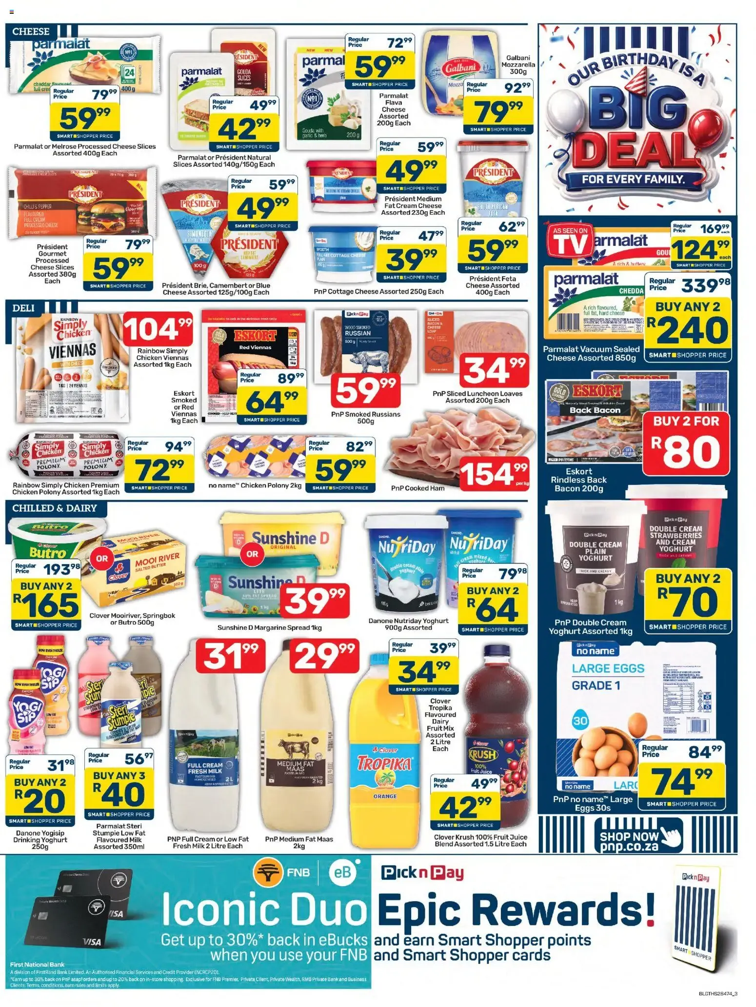 Pick n Pay Inland Provinces - Birthday Specials (24/07/2026 - 06/08/2026) Online from 24 July to 6 August 2026 - Catalogue Page 3