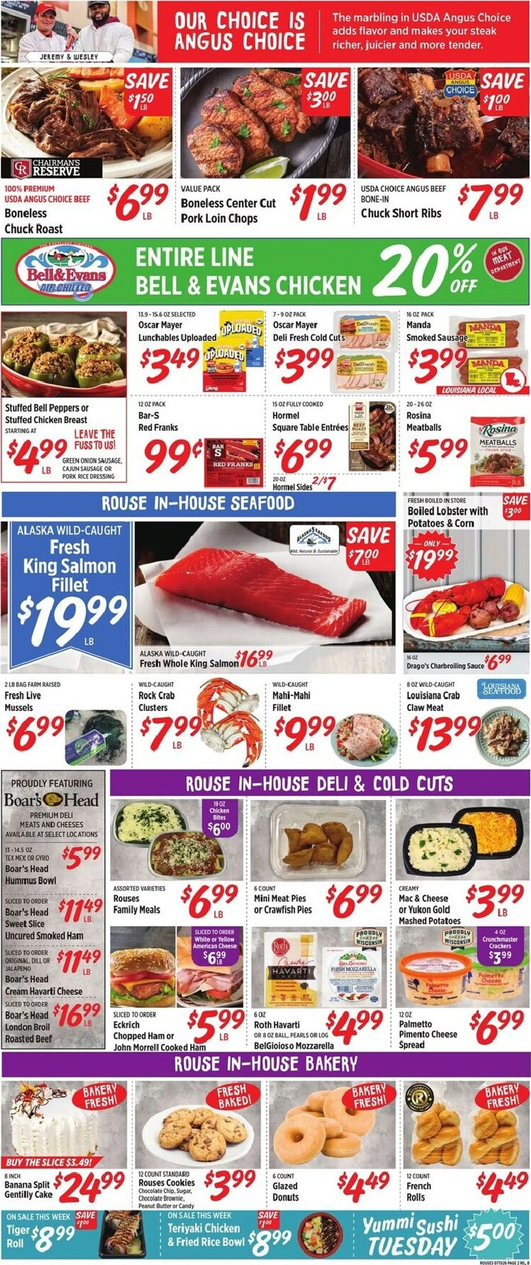 Weekly ad Current Rouses Markets leaflet valid from Wednesday 07/15/2026 to Wednesday 07/22/2026 from July 15 to July 22 2026 - Page 3