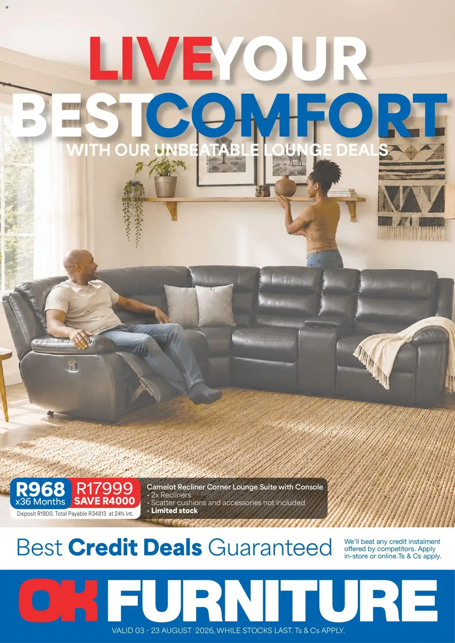 OK Furniture - Live Your Best Comfort: Unbeatable Lounge Deals