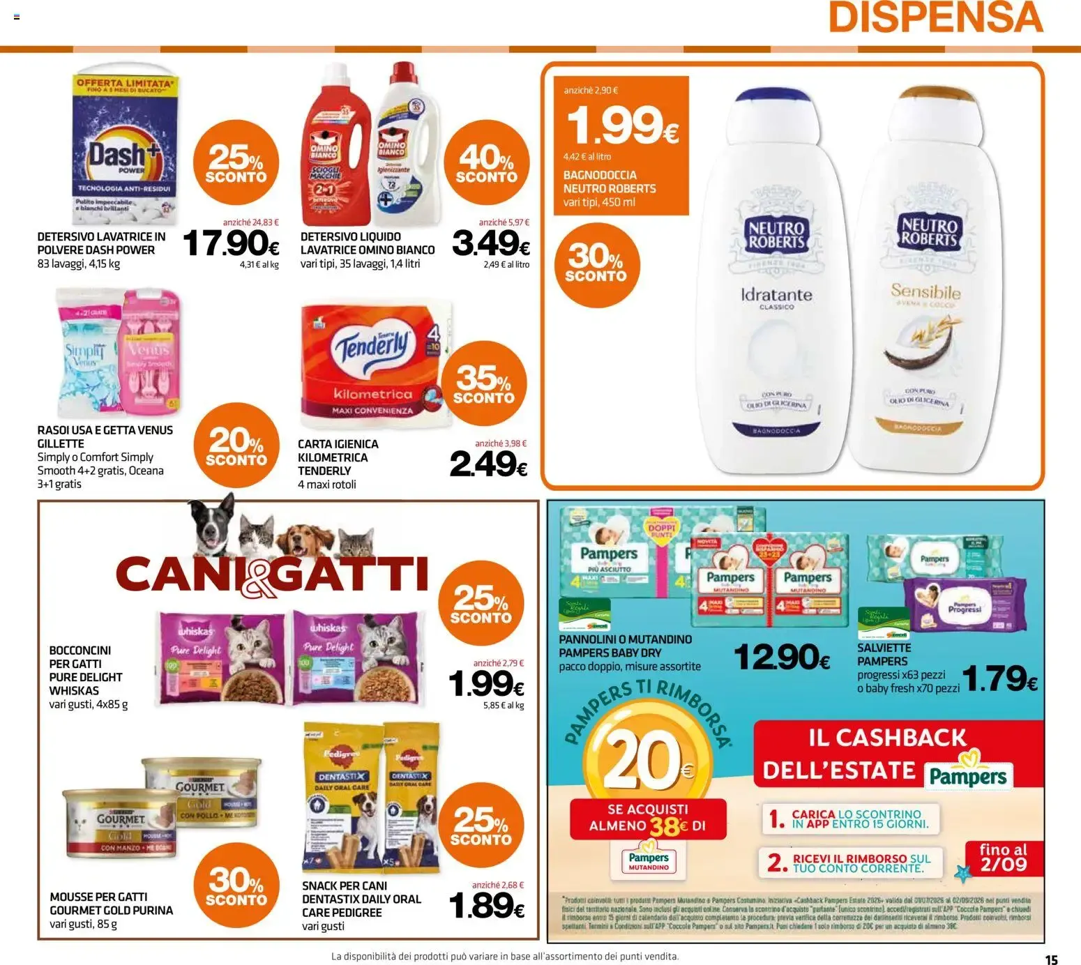 Superconti volantino dal 02/07/2026 - online Offerte da 2 luglio a 15 luglio di 2026 - Pagina del volantino 15