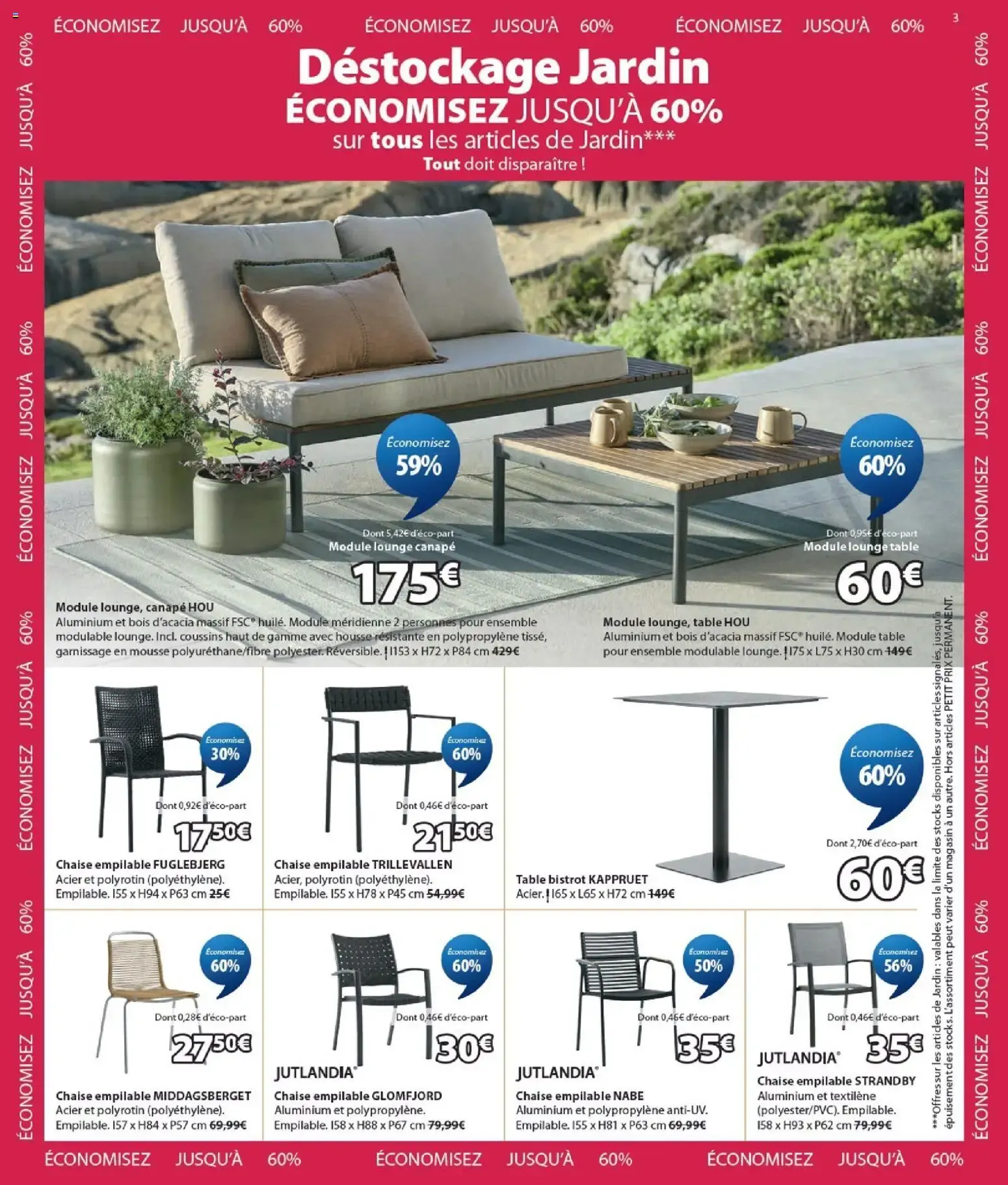 Jysk catalogue à partir du 22/07/2026 - promo en ligne du 22 juillet au 31 août 2026 - Catalogue page 3
