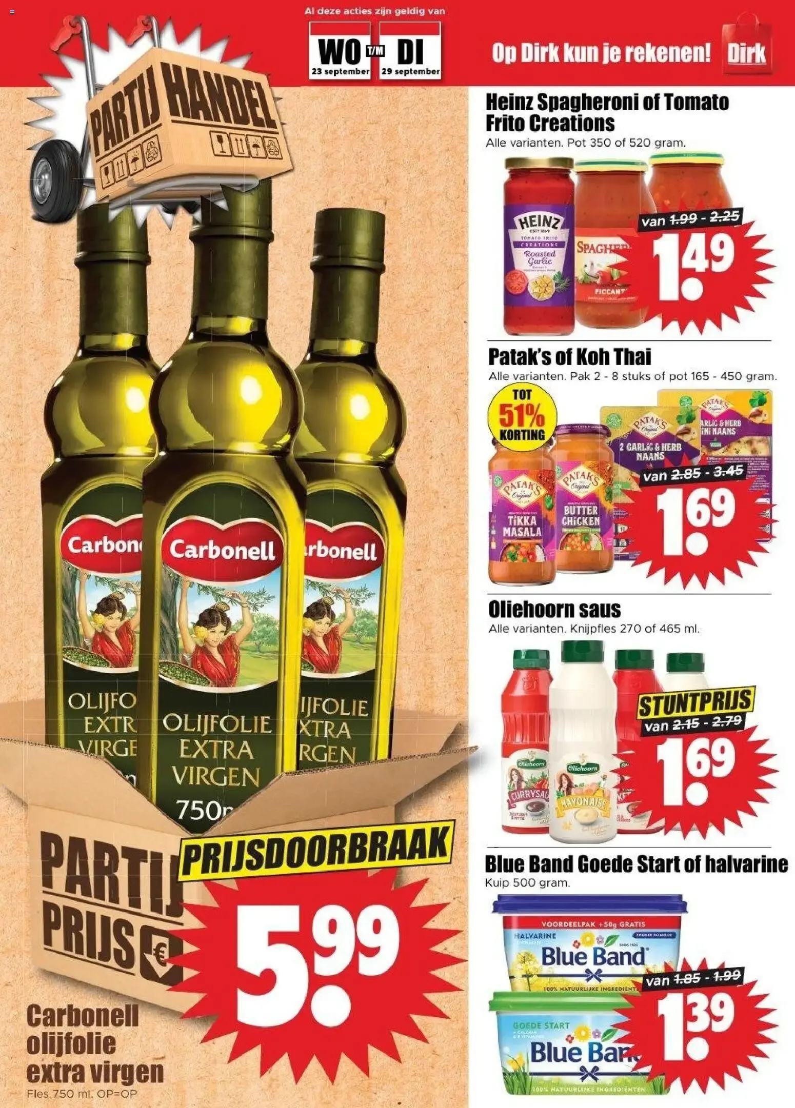 Dirk Folder: Milka Chocolade y Ofertas de Budget Boodschappen van 23 september tot 29 september 2026 - Folder pagina 25