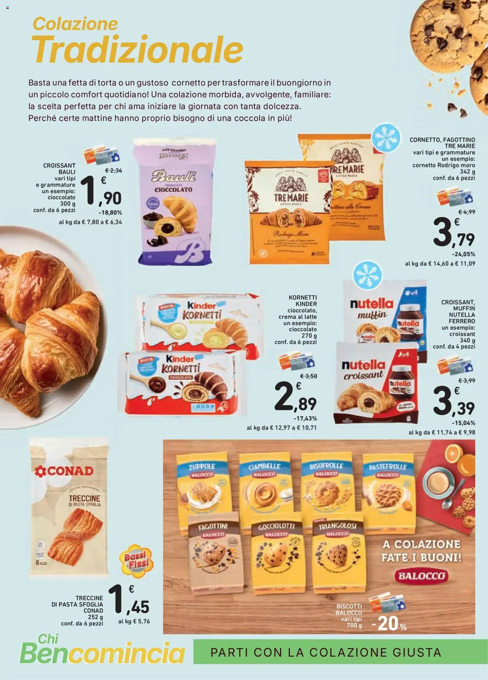 Conad Superstore: Chi Bencomincia, Parti con la colazione giusta da 26 agosto a 8 settembre di 2026 - Pagina del volantino 4