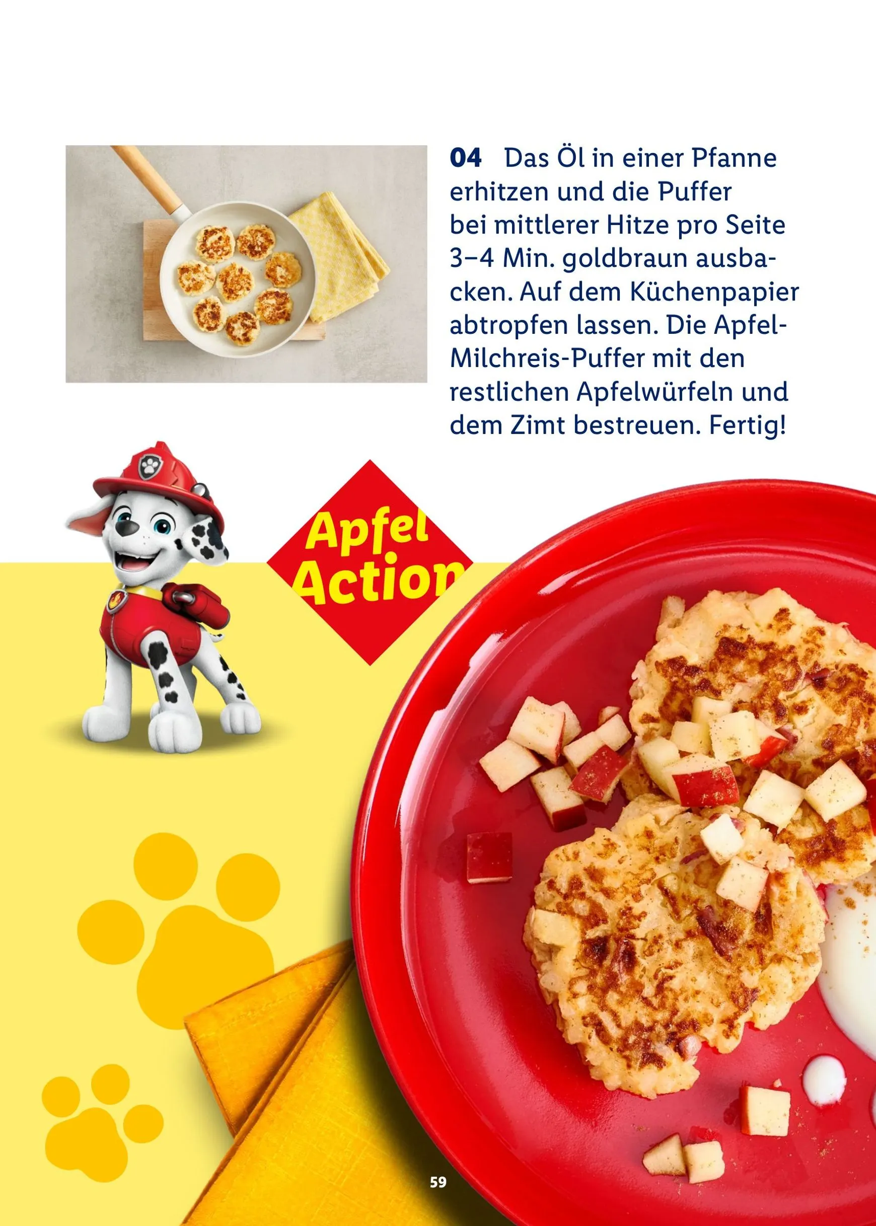 PAW Patrol Rezeptheft von 20. Juli bis 23. August 2026 - Prospekt seite 59