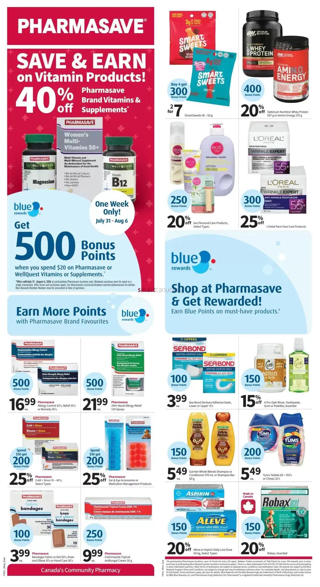 Pharmasave flyer from July 31 to August 13 2026 - flyer page 2