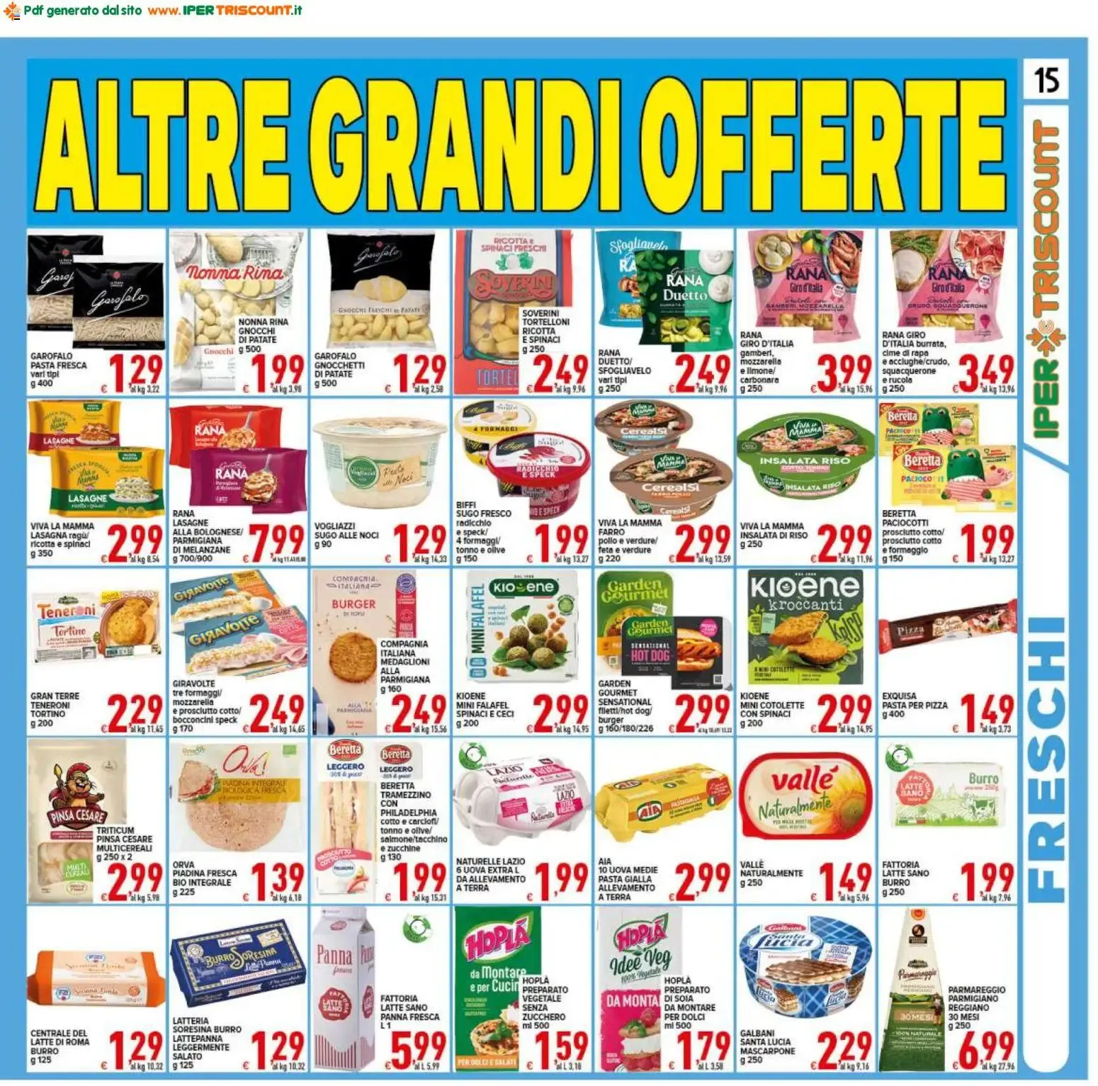 Ipertriscount volantino dal 31/07/2026 - online Offerte da 31 luglio a 11 agosto di 2026 - Pagina del volantino 15