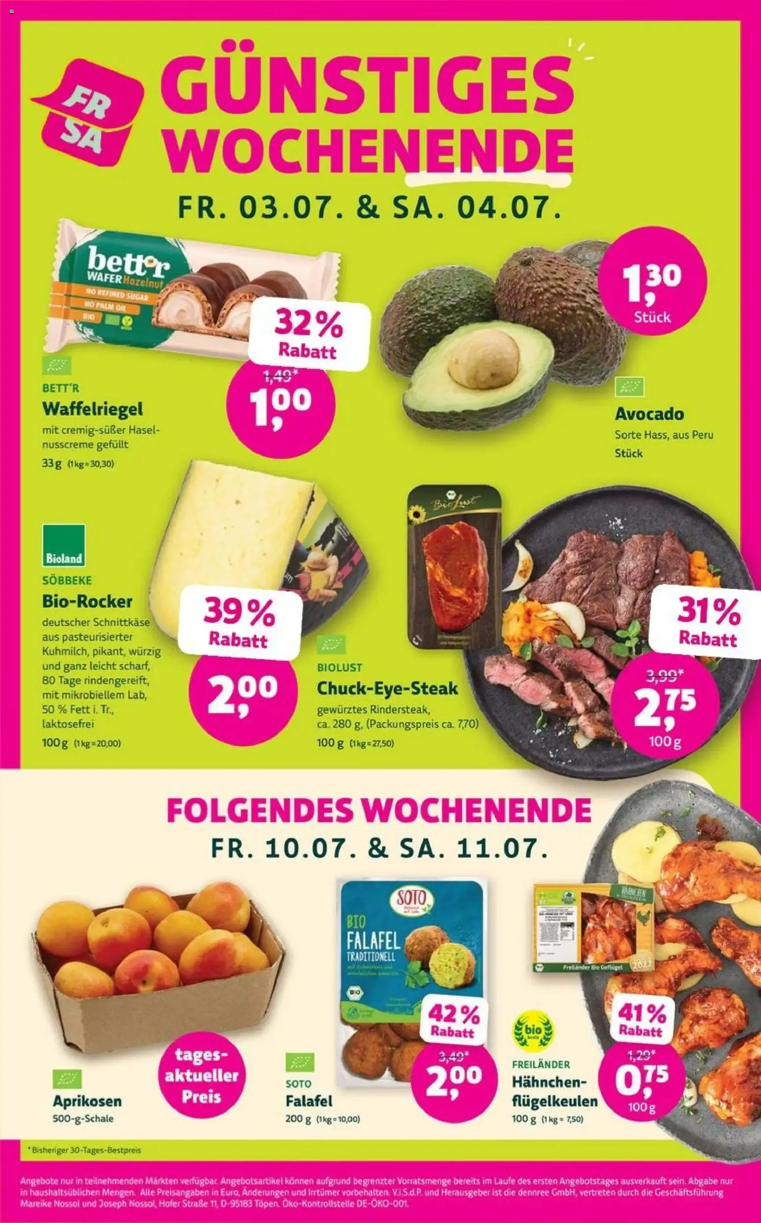 BioMarkt Prospekt (ab 01.07.2026) zum Blättern von 1. Juli bis 14. Juli 2026 - Prospekt seite 4